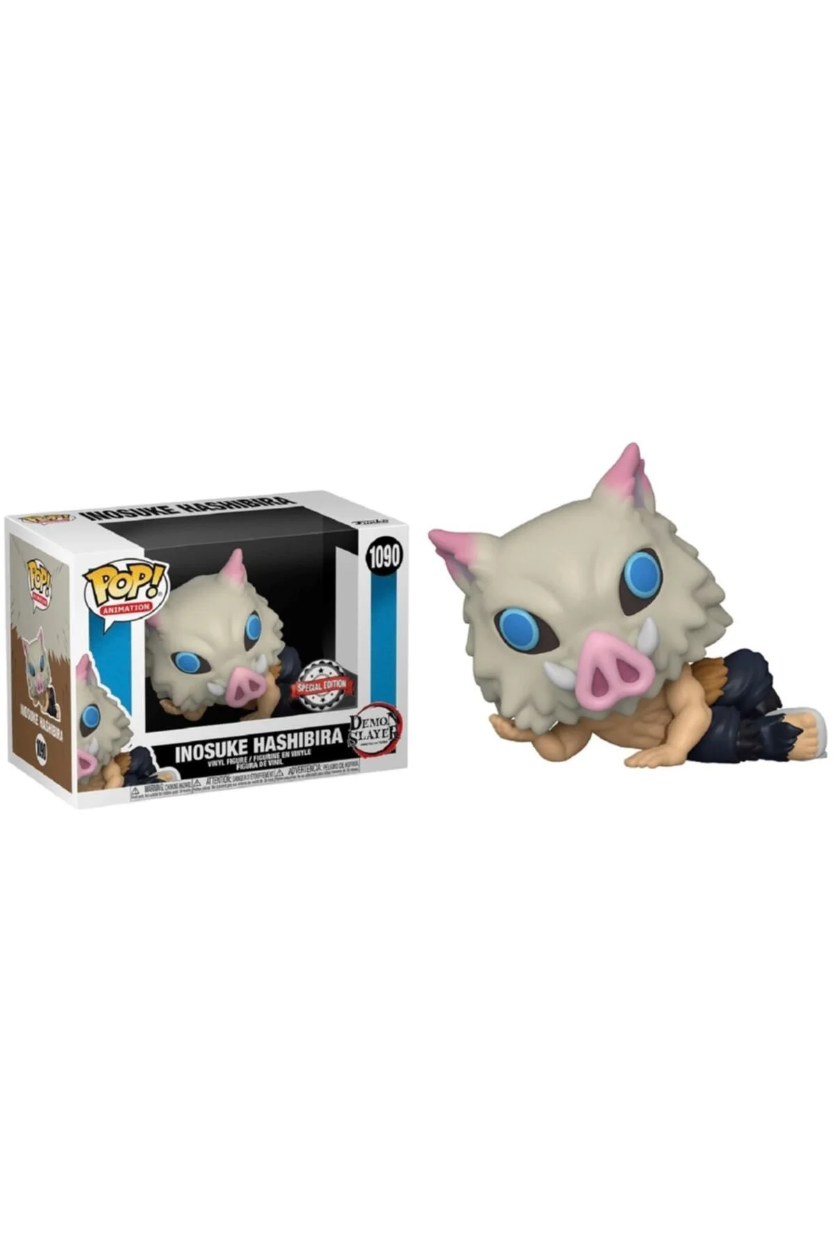 Pop Demon Slayer Inosuke Hashibira Uzanırken Exclusive Figür Limi