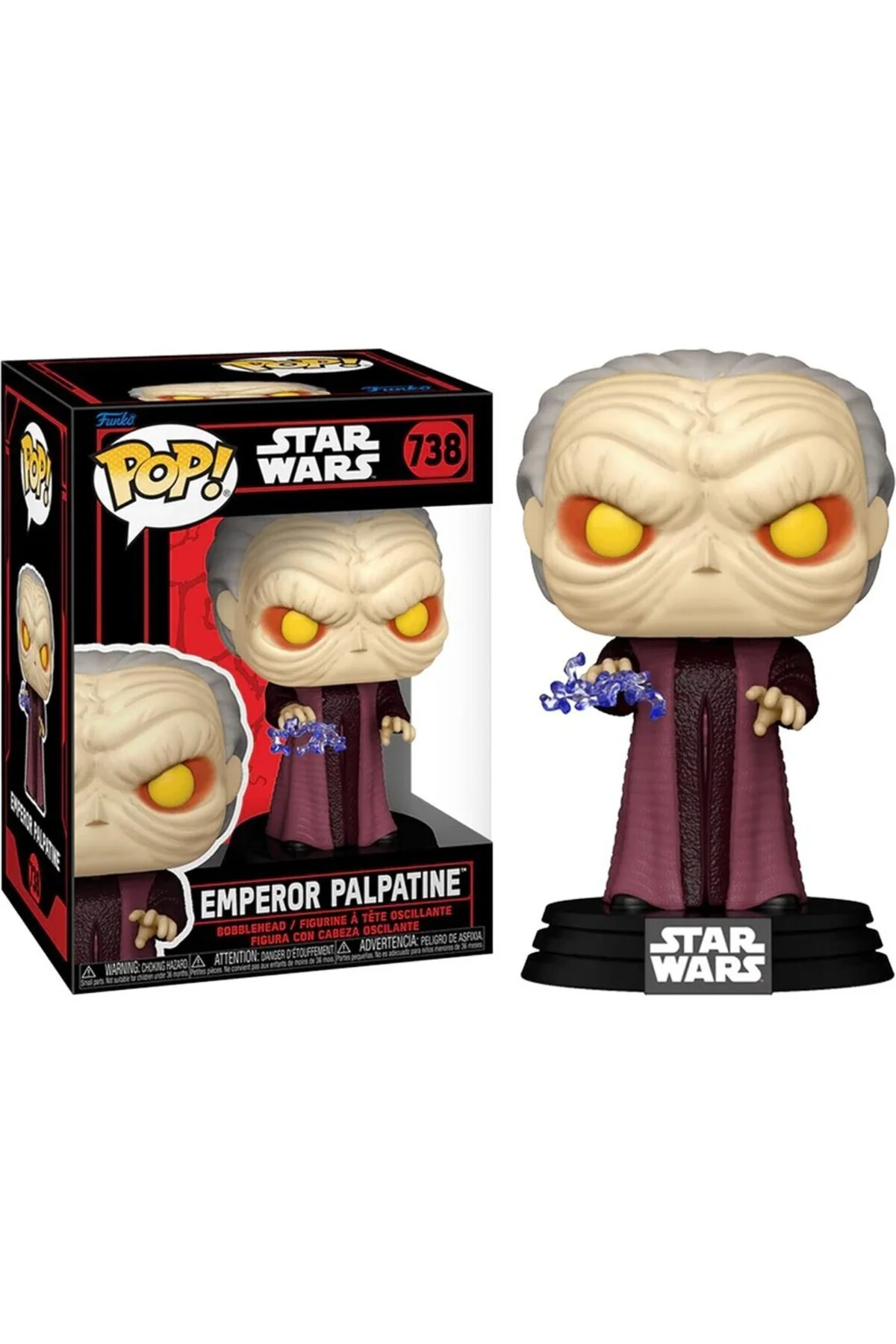 Pop Disney S.W. Dark Side - Emperor Palpatine NO:738 Bobble-Head