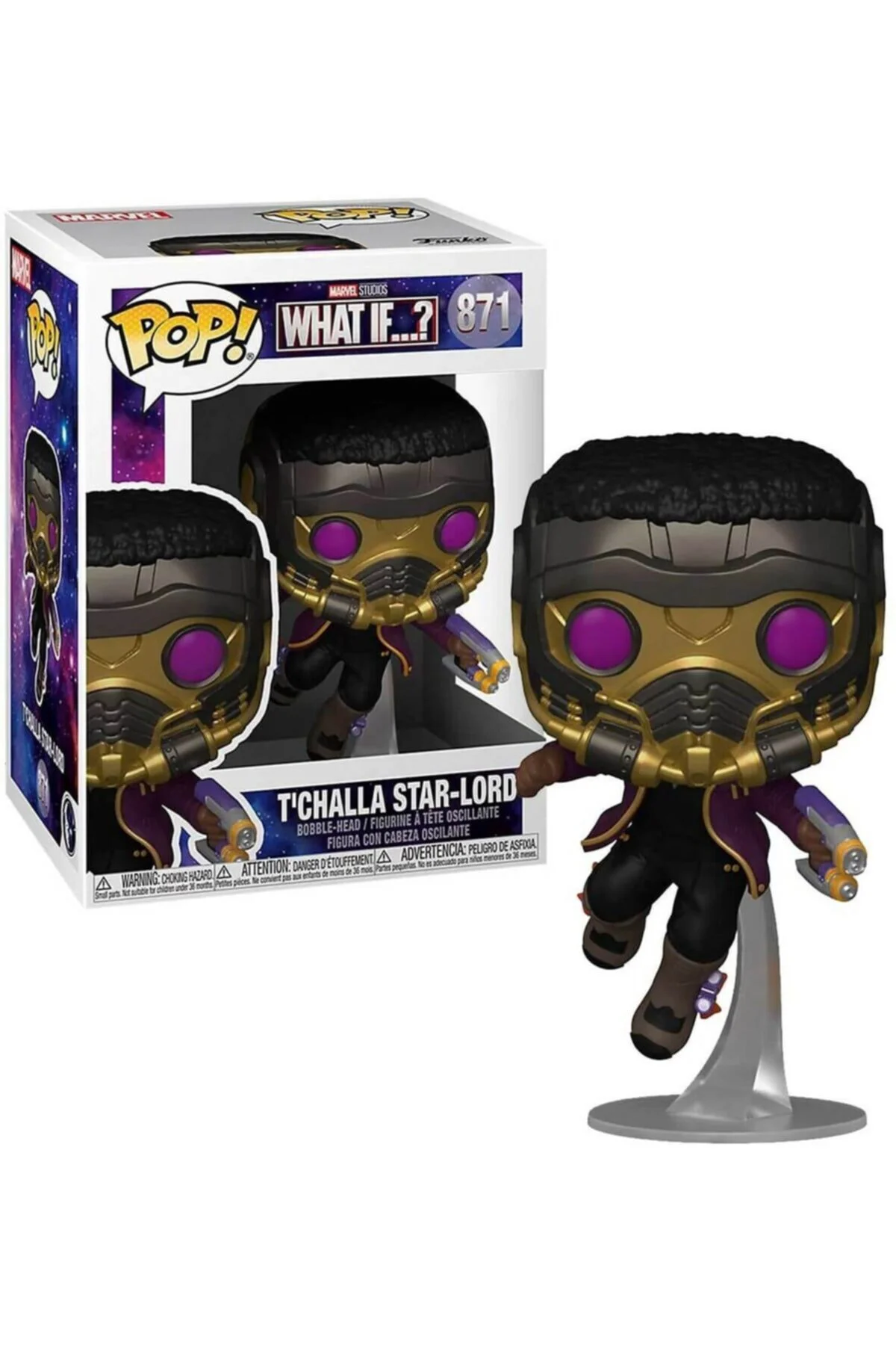 Pop Figür - Marvel Studios What If...? T'challa Star-lord 871
