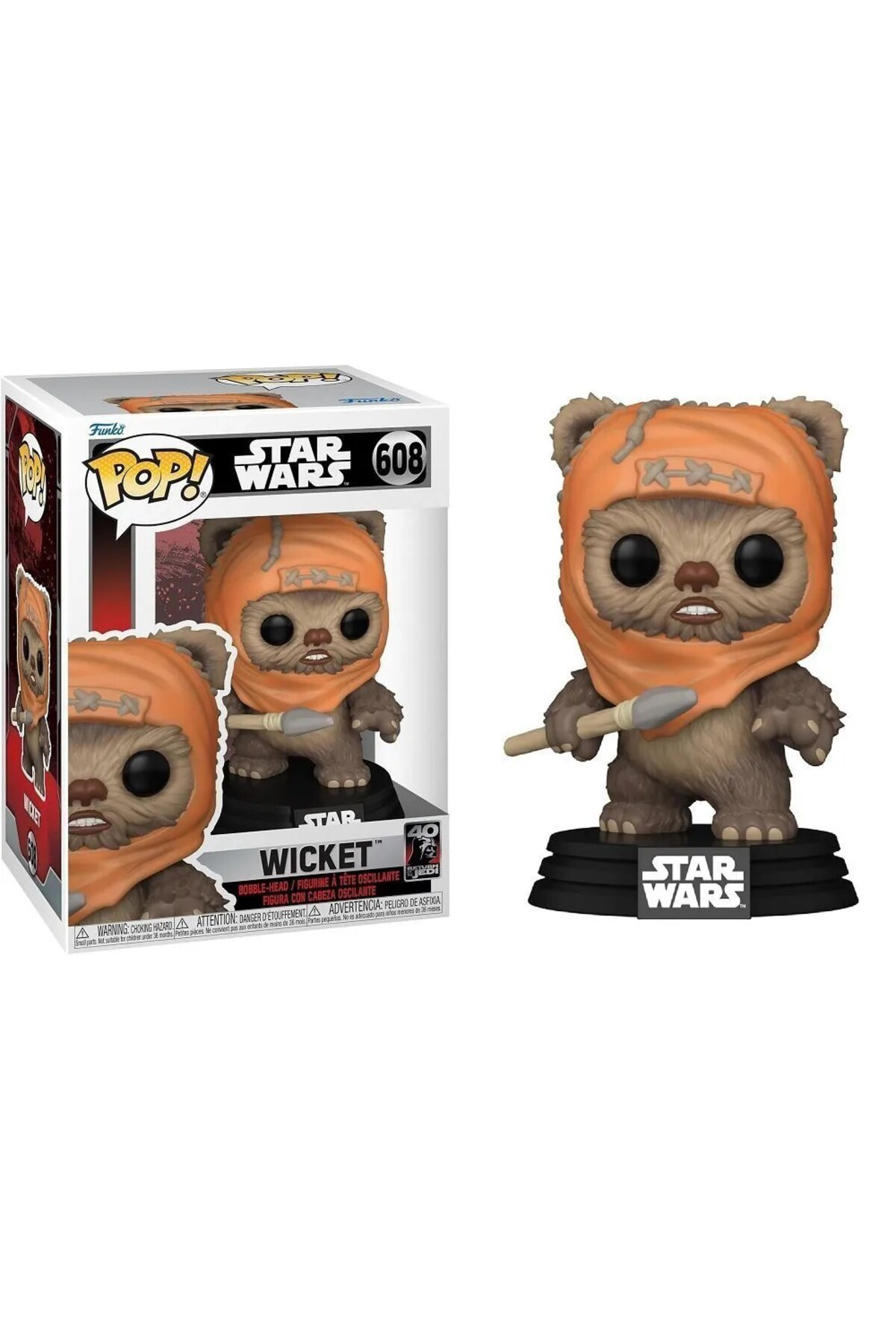 POP Figür Star Wars Return of the Jedi 40th Anniversary, Wicket 7