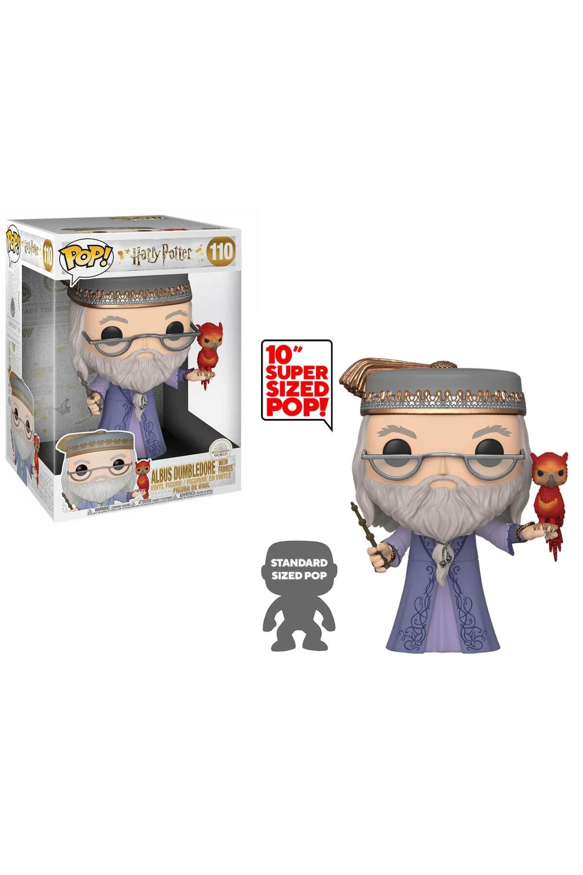 Pop Harry Potter Ambush Dumbledore With Fawkes - 10 Inc Büyük Boy