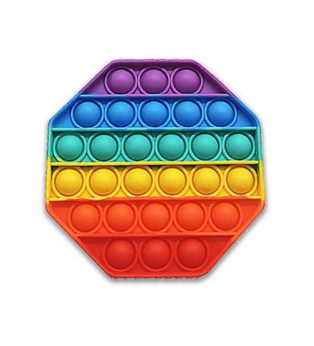 Pop It Duyusal Zihinsel Oyuncak  ( Rainbow Renk, Sekizgen ) Fiyatı, Yorumları ve Özellikleri