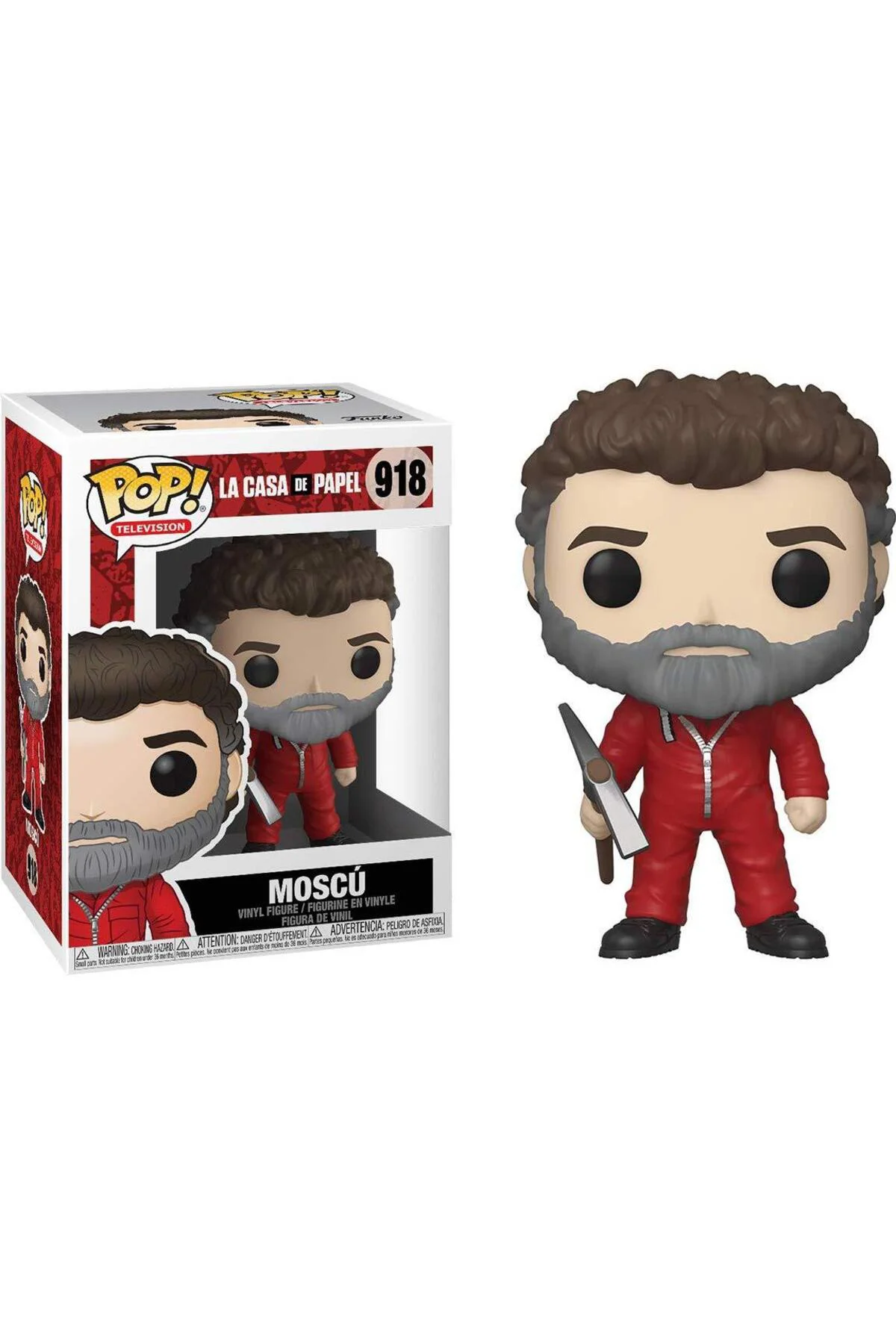 Pop La Casa Del Papel Moscu Figürü