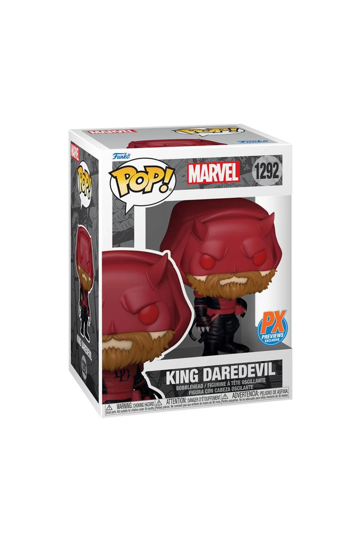 Pop! Marvels King Daredevil (Exc) Koleksiyon Vinil Figür
