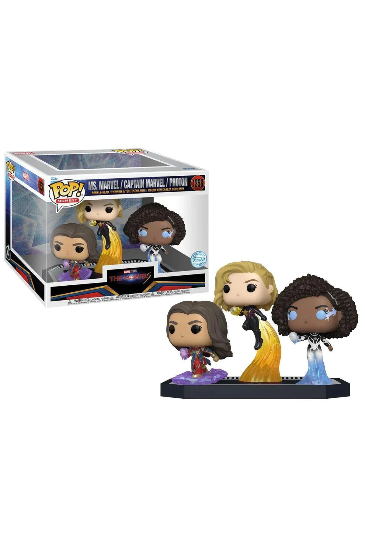 Pop Moment: The Marvels Ms. Marvel/ Captain Marvel / Photon Special Edition No:1258