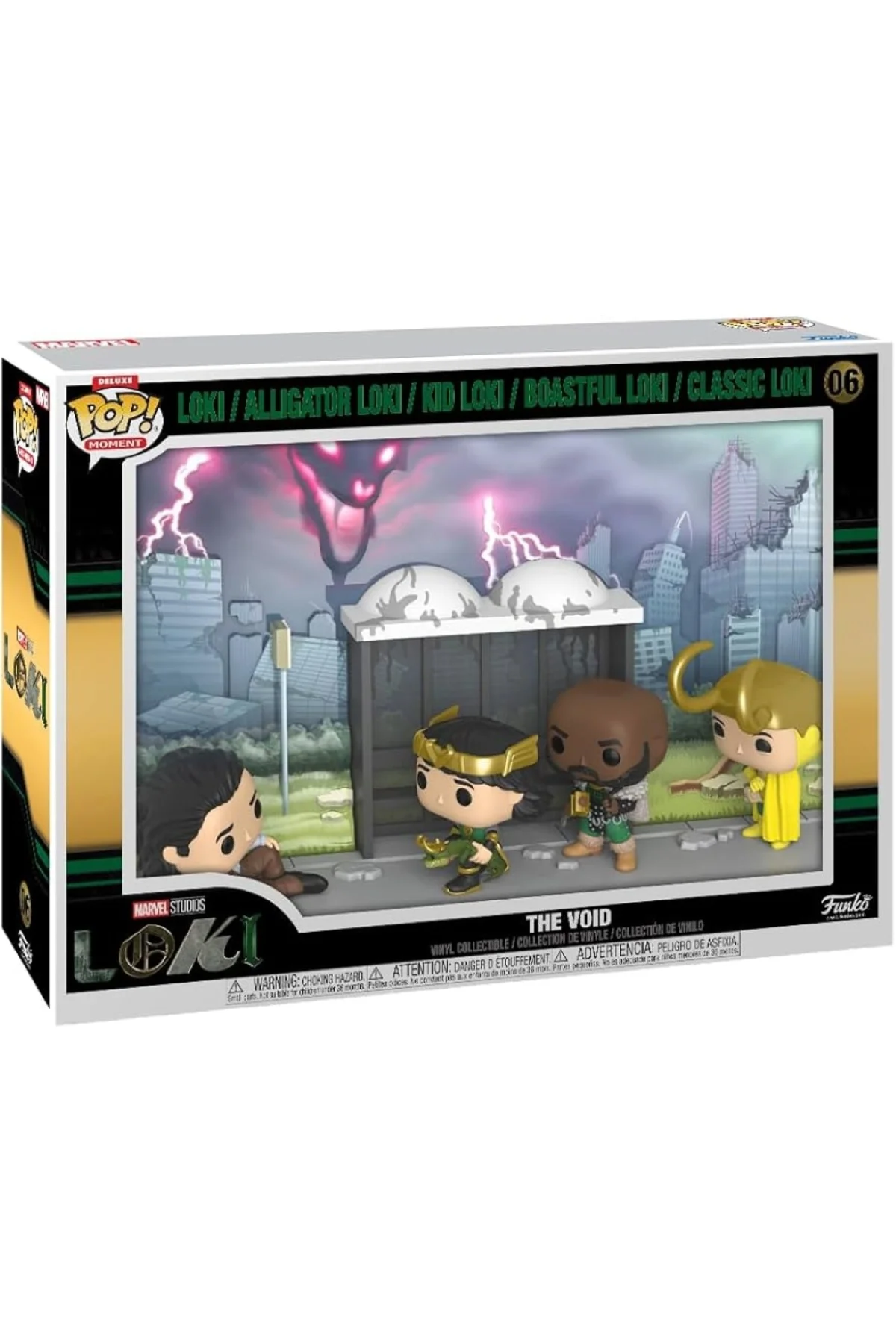 Pop! Moments Deluxe: Loki - Loki, Alligator Loki, Kid Loki Boastful Loki and Classic Loki (The Void)