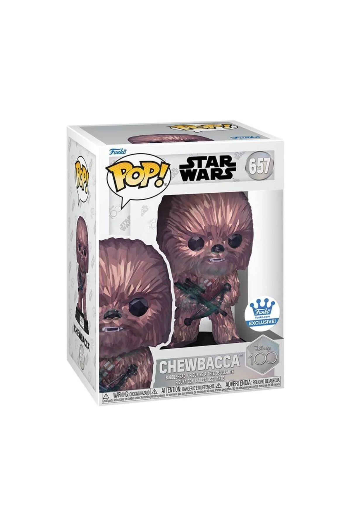 POP! Star Wars Chewbacca (Facet) #657 Disney 100th Funko Shop Exclusive Figür