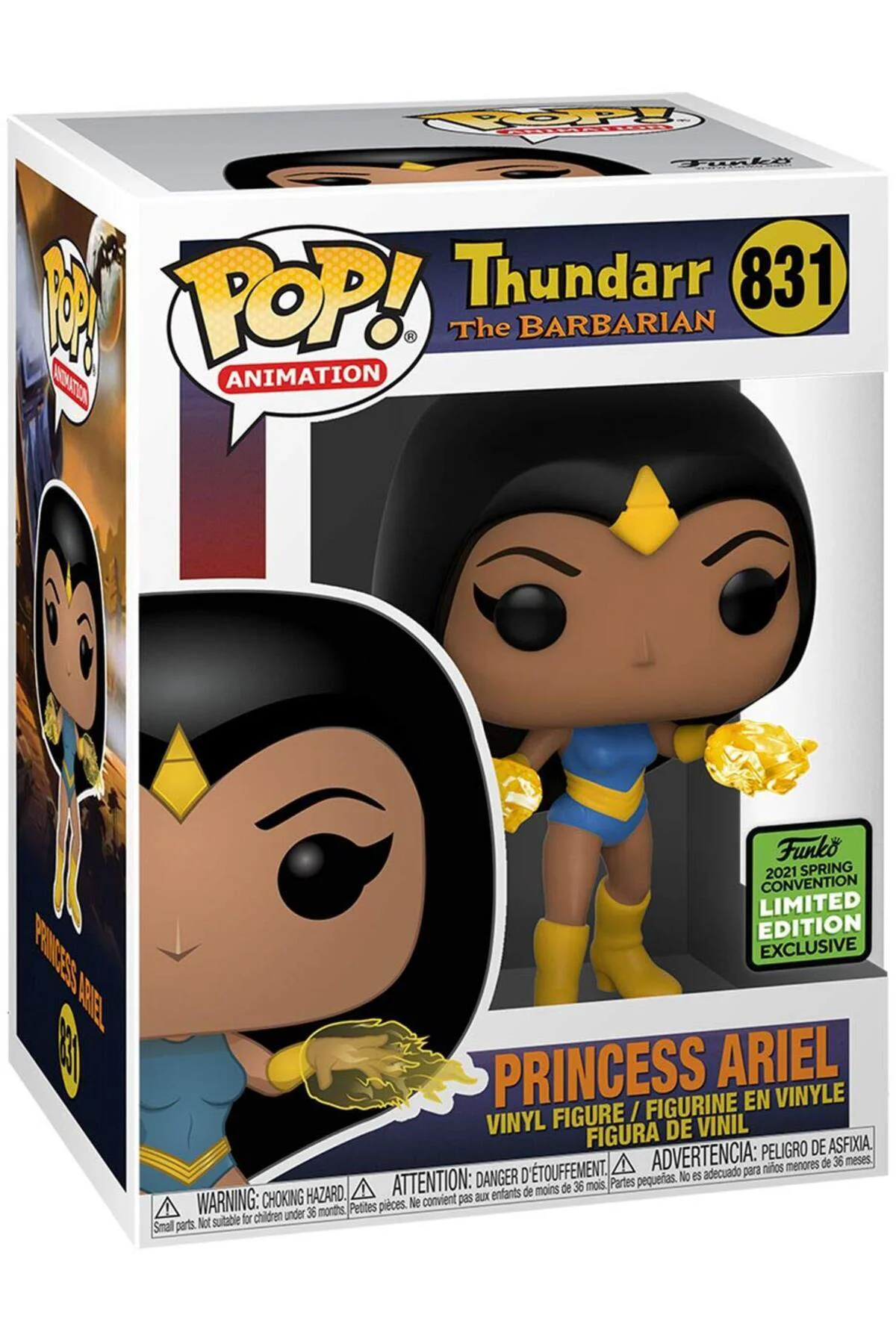 Pop! Thundarr The Barbarian Princess Ariel #831 2021 Spring Convention LIMITED EDITION EXC