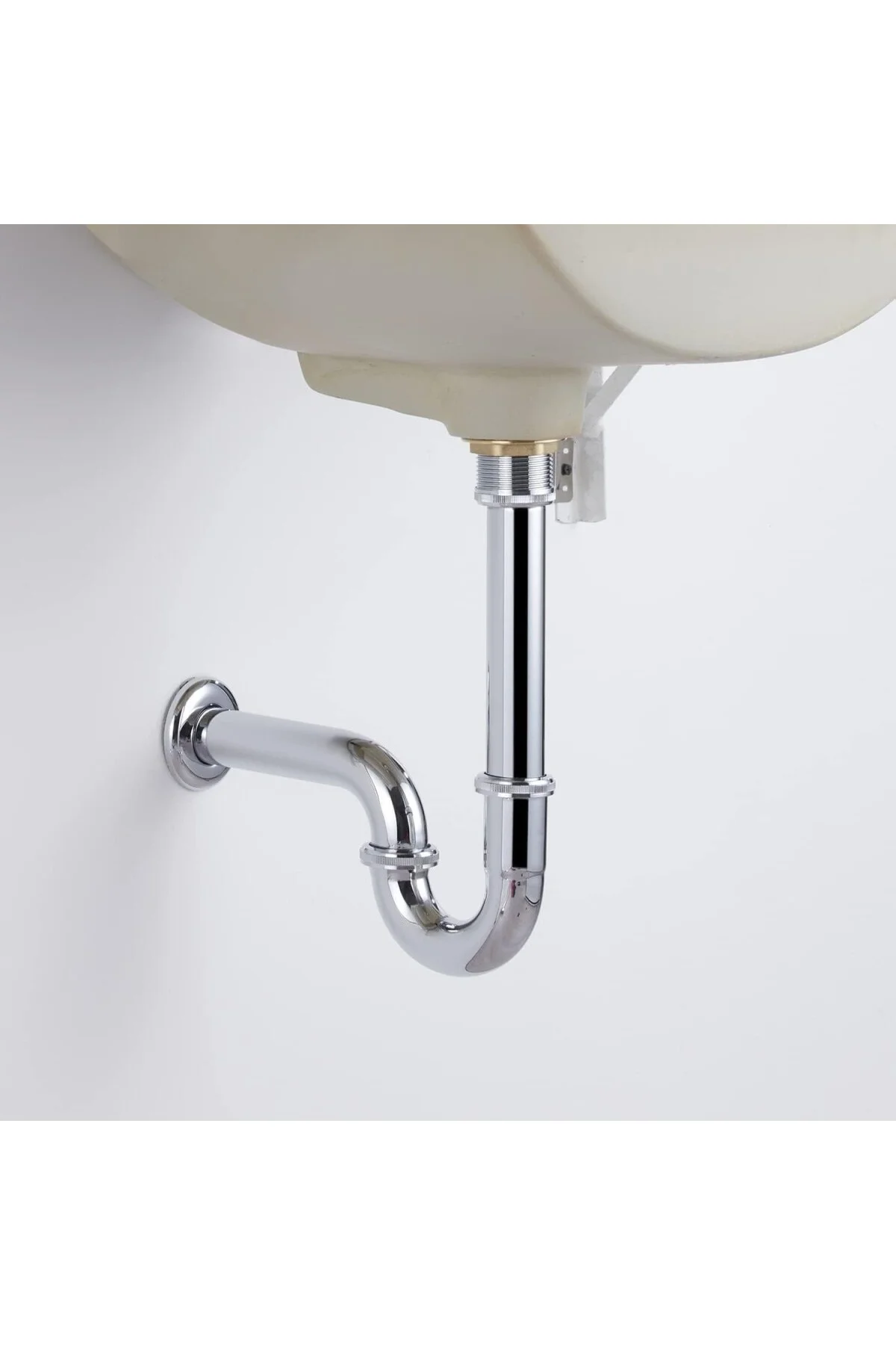 Pop-up Basmalı Paslanmaz Çelik Metal Lavabo Sifonu KSF101