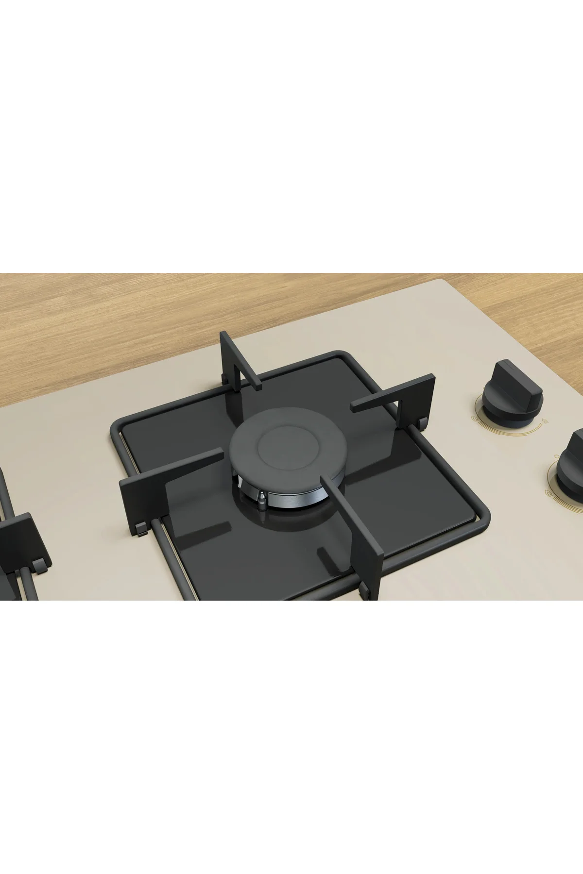 POP6C1O12O Ankastre Gazlı Ocak İnci Beyazı