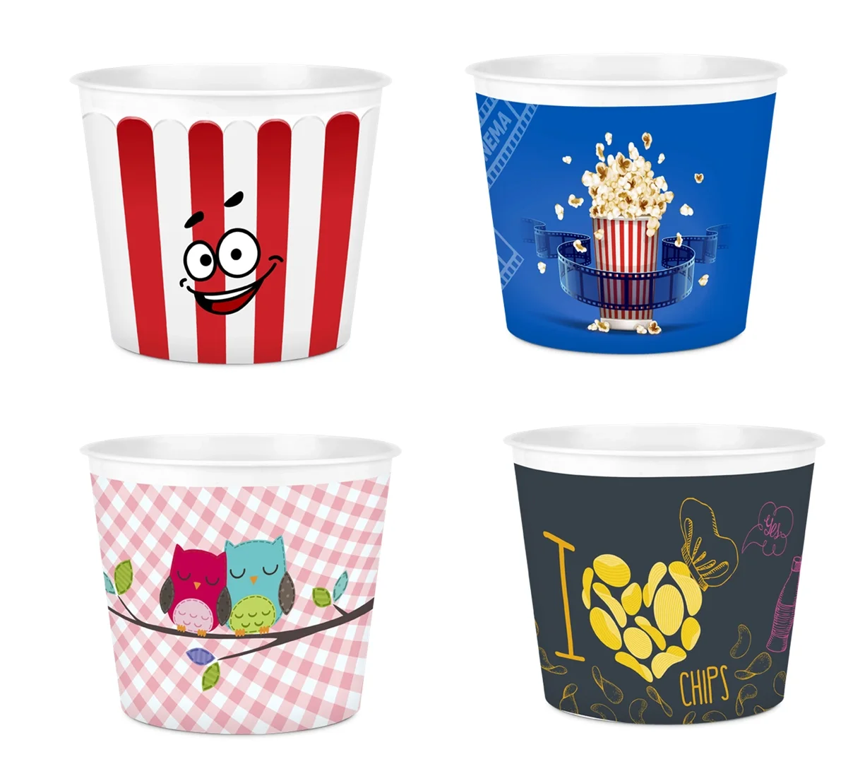 Popcorn Mısır Kovası Dekoratif Popcorn Mısır Kovası Dekoratif