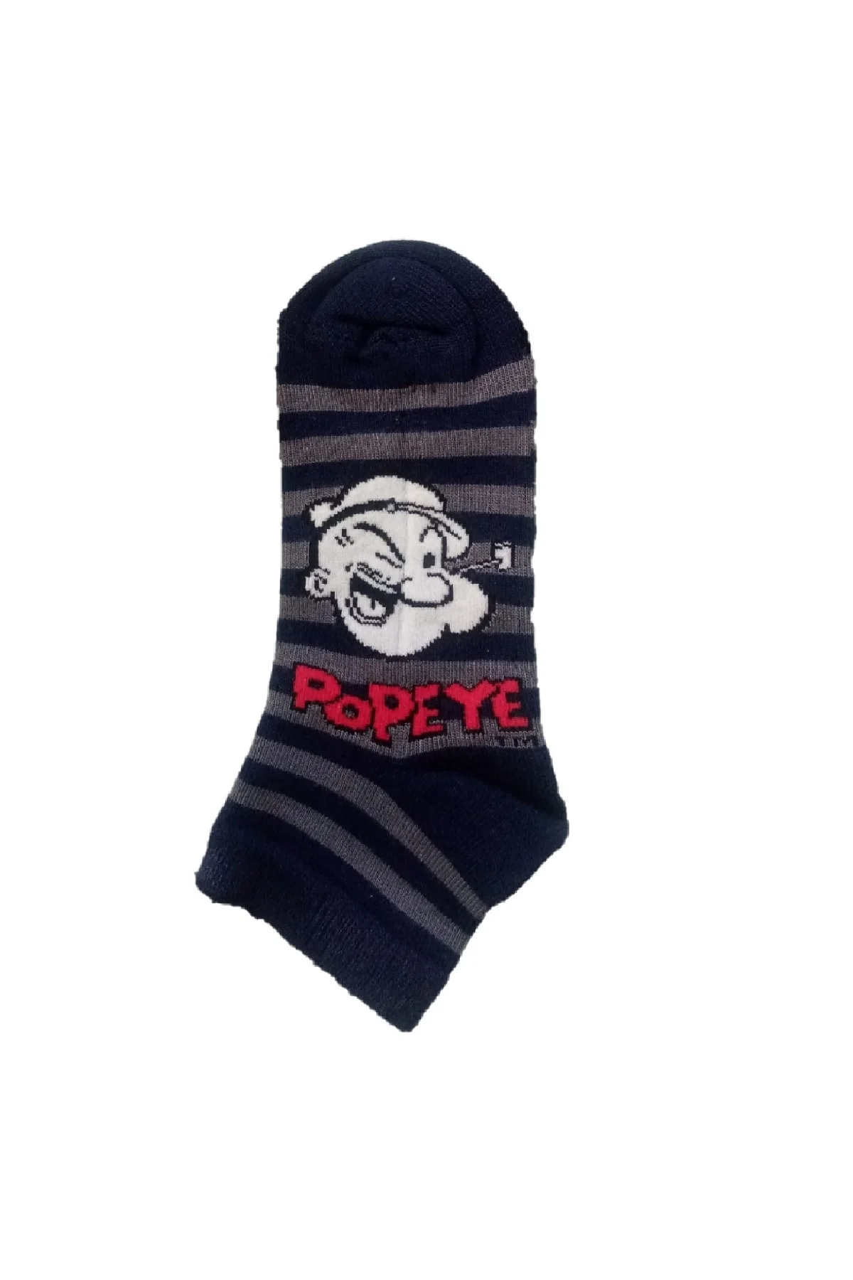Popeye - Lisanslı Temel Reis Baskılı 4 Mevsim Soket Çorap