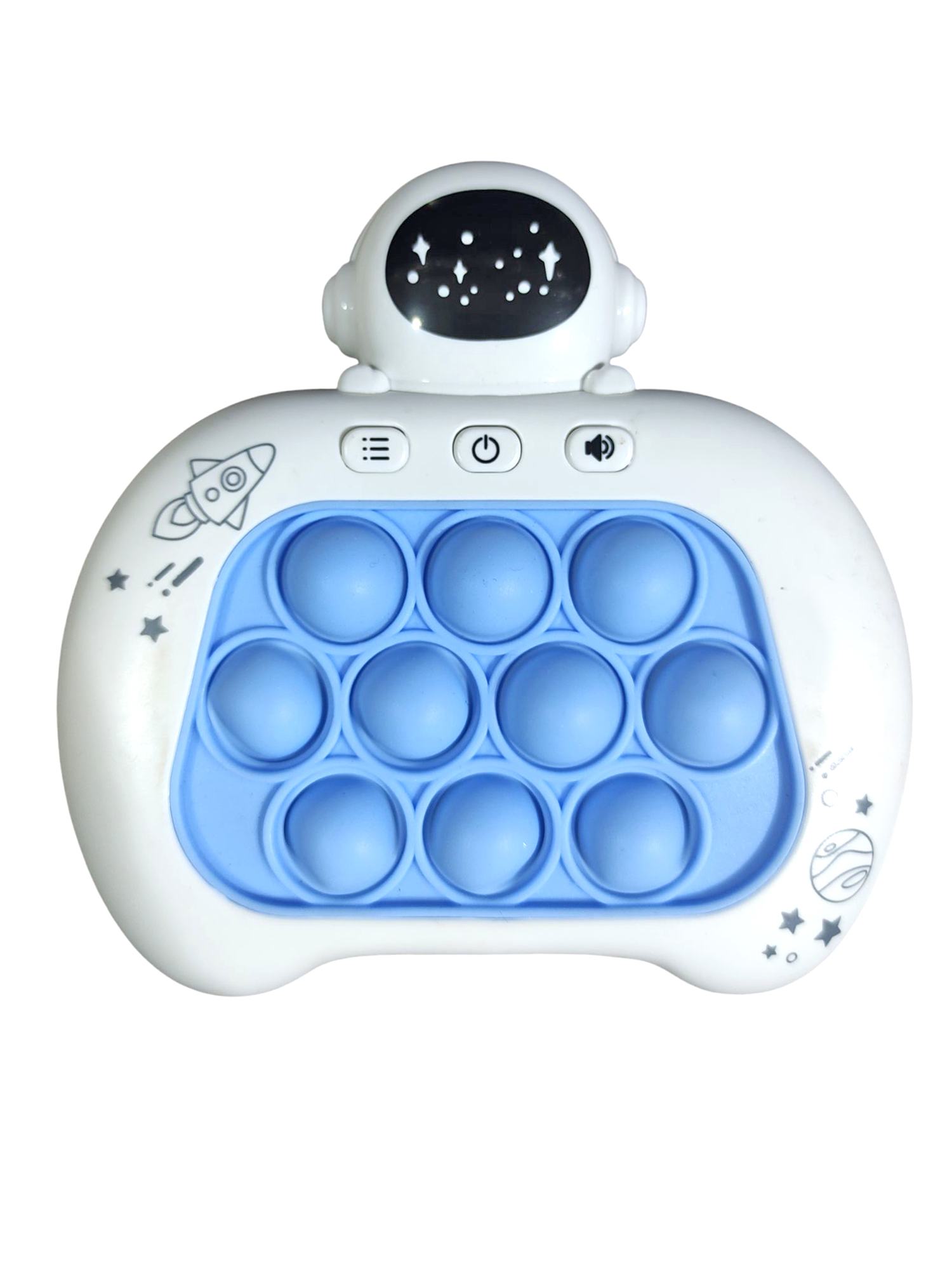 Popit Makinesi Işıklı Oyun Fast Push Pilli Fidget Kabarcık - Astr