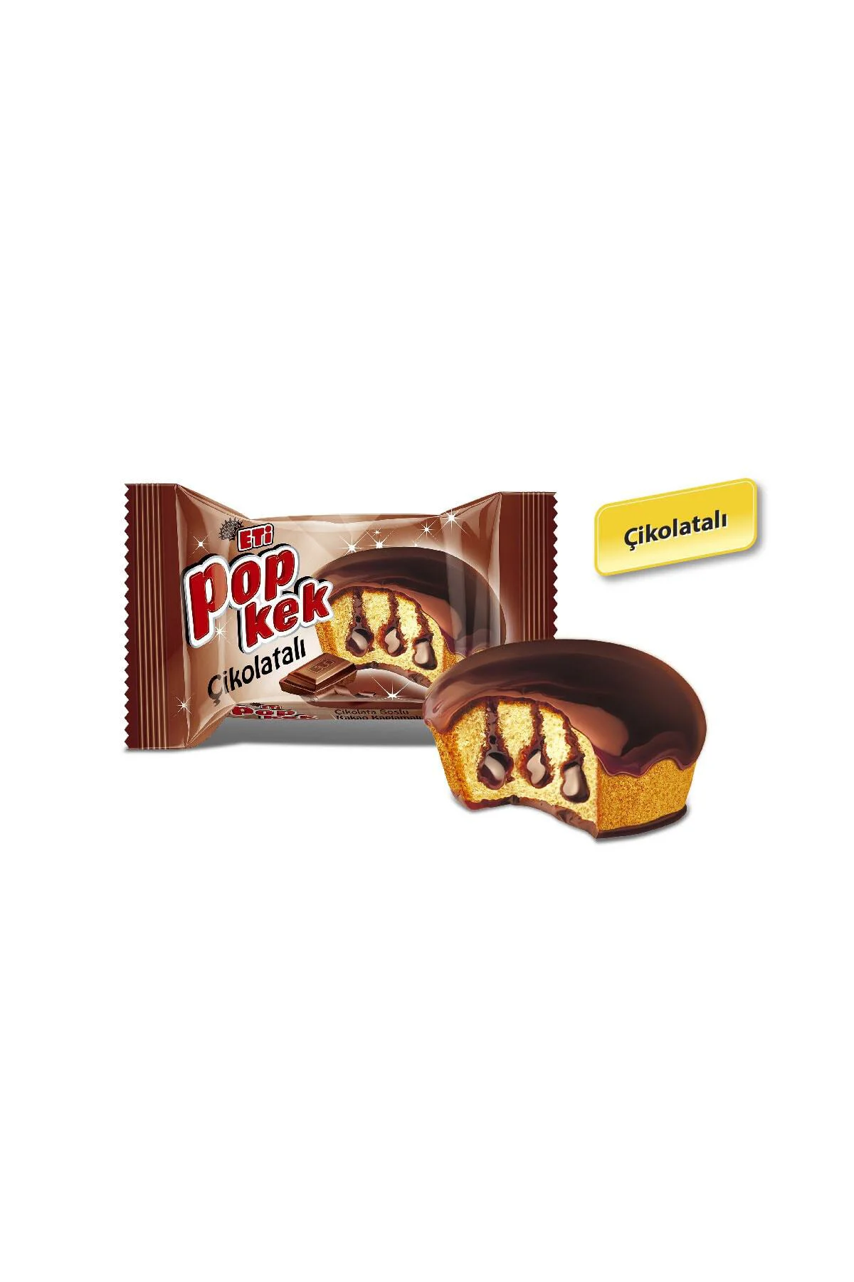 Popkek Çikolatalı Kek 60 g x 24 Adet