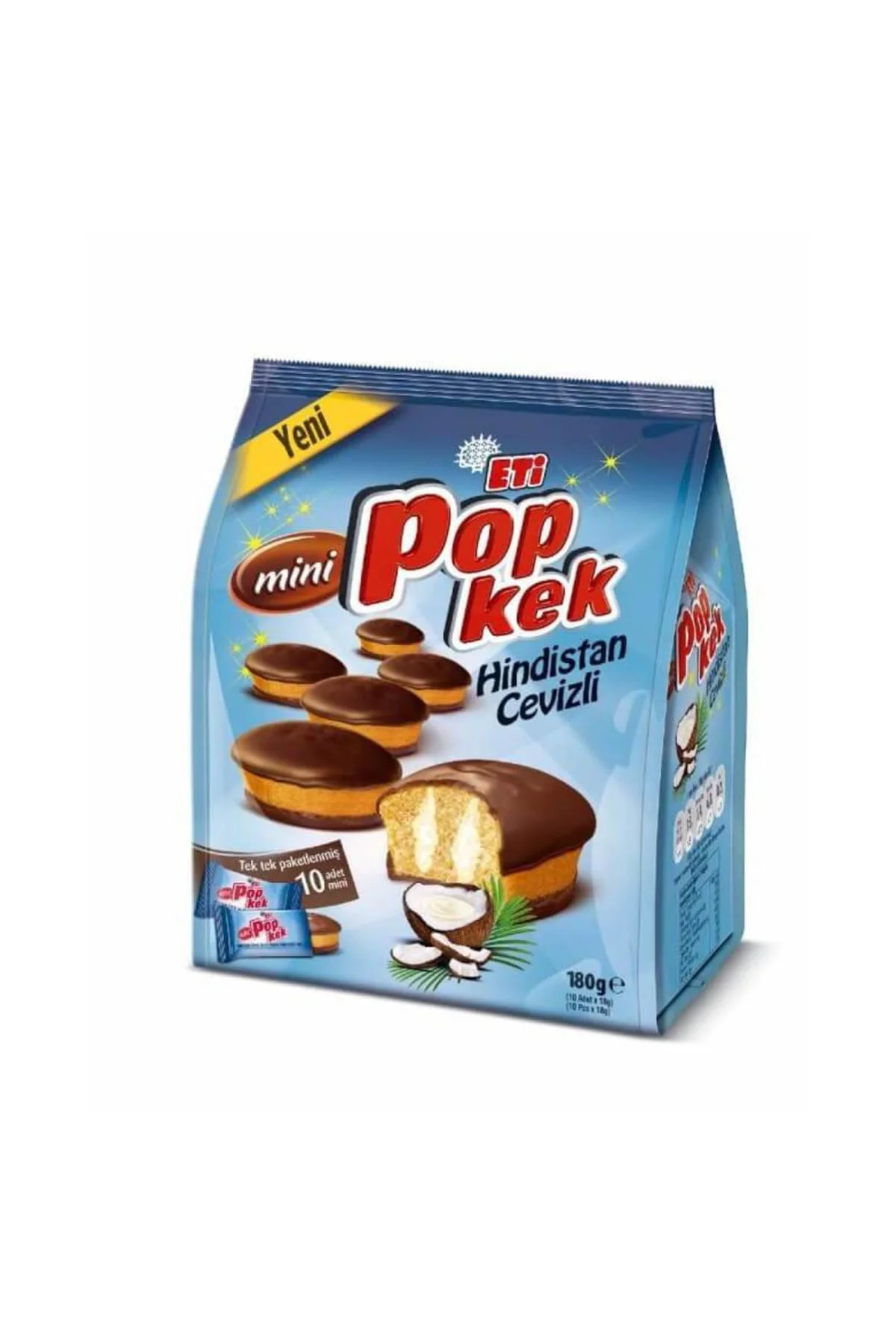 Popkek Mini Hindistan Cevizli Kek 180 gr