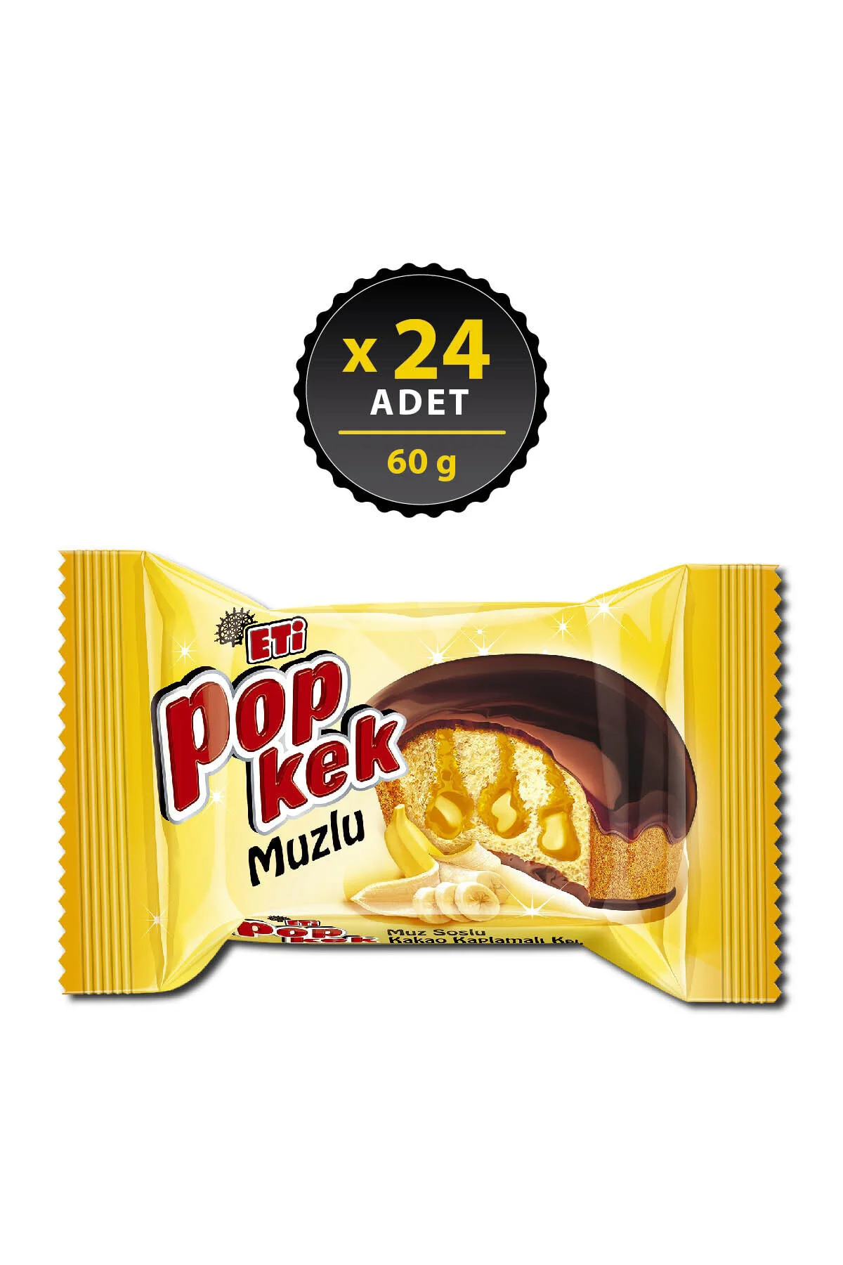 Popkek Muzlu Kek 60 g x 24 Adet