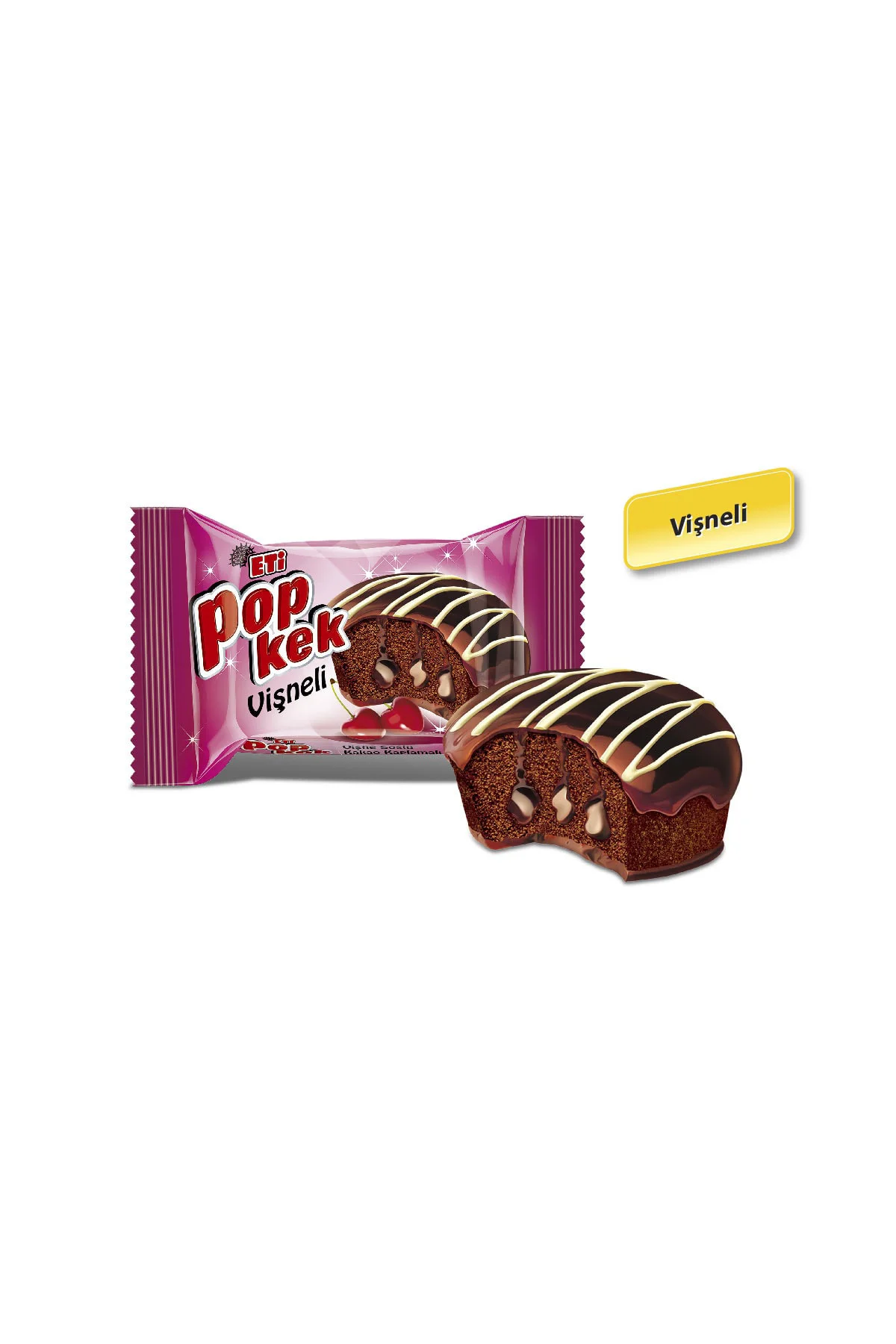 Popkek Vişneli Kek 60 g x 24 Adet