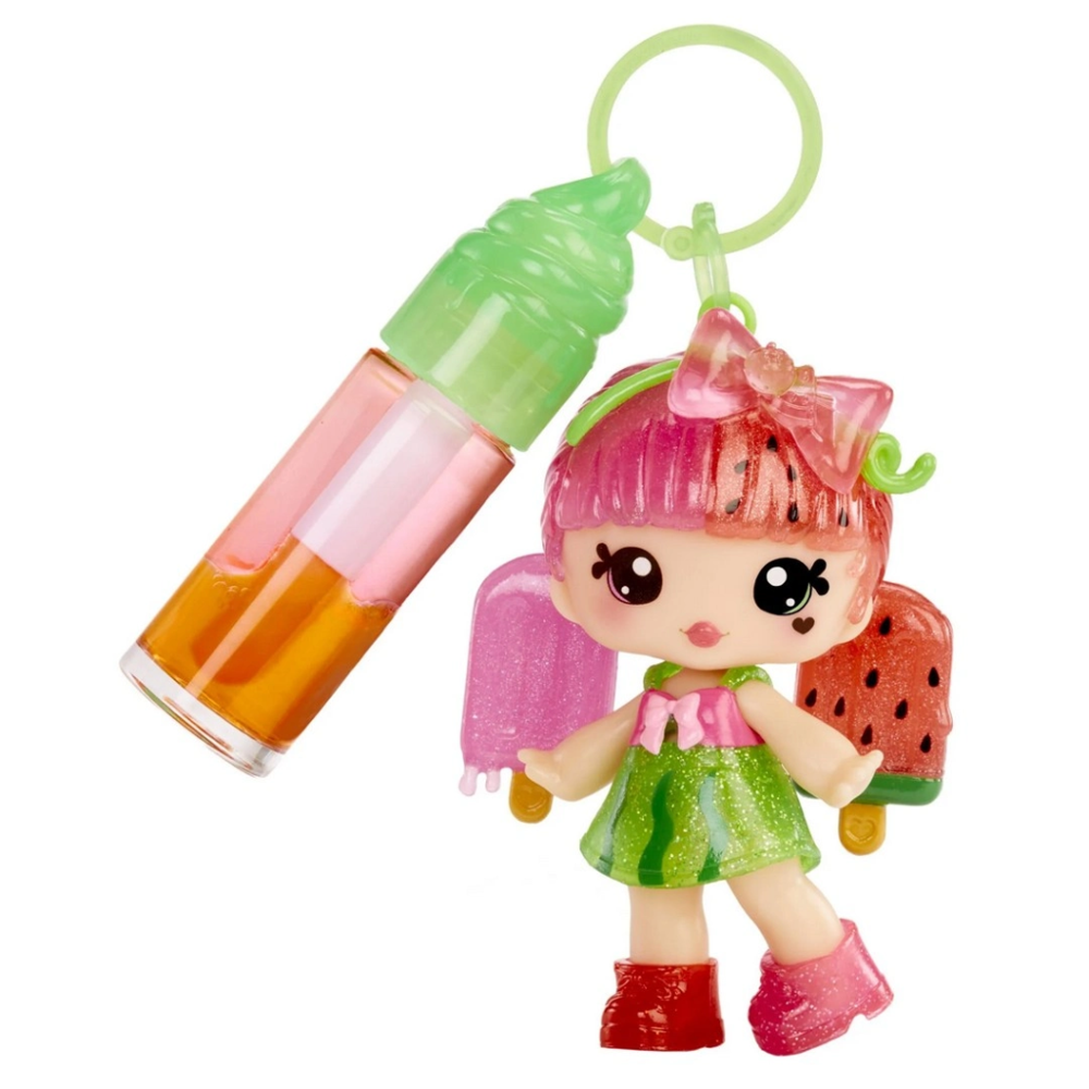 Poppy Melonberry Bebeği ve Dudak Parlatıcısı Gizemli Renk Serisi Poppy Melonberry Bebeği ve Dudak Parlatıcısı Gizemli Renk Serisi