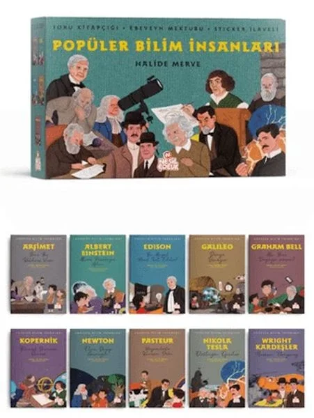 Popüler Bilim İnsanları (10 Kitap) Fiyatı, Yorumları ve Özellikleri