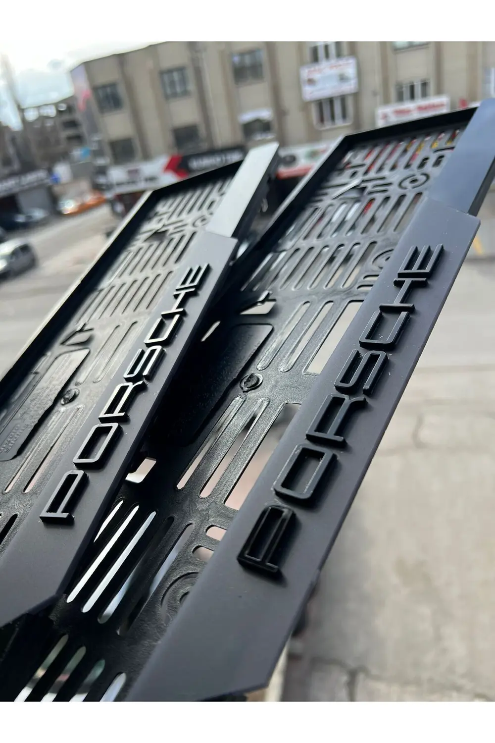 Porche Model Mat Pleksi Plakalık