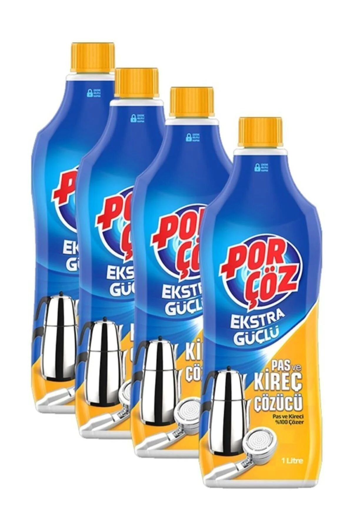 Porçöz 1000ml Kreç Ve Pas Çözücü X 4 Adet