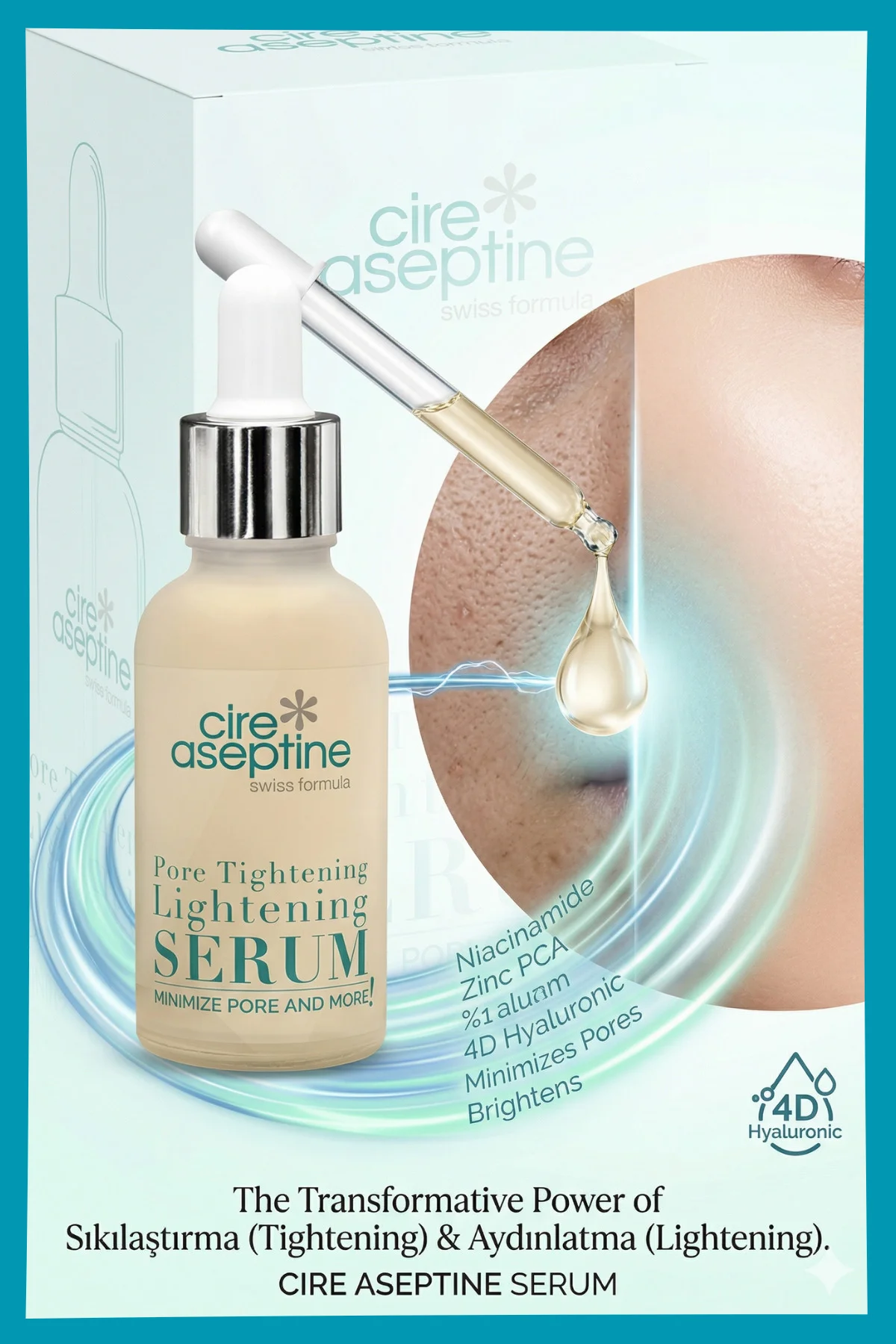 Pore Tightening Lightening Yüz Serumu 30 ml -Minimize Pore and More ! - Görsel 3
