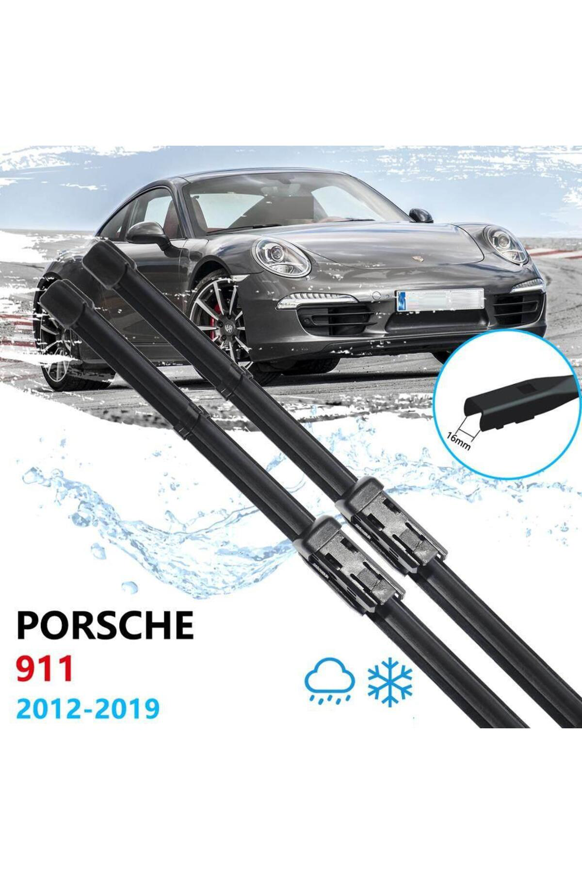 PORSCHE 911 ÖN CAM MUZ SİLECEK TAKIMI 2012--2019