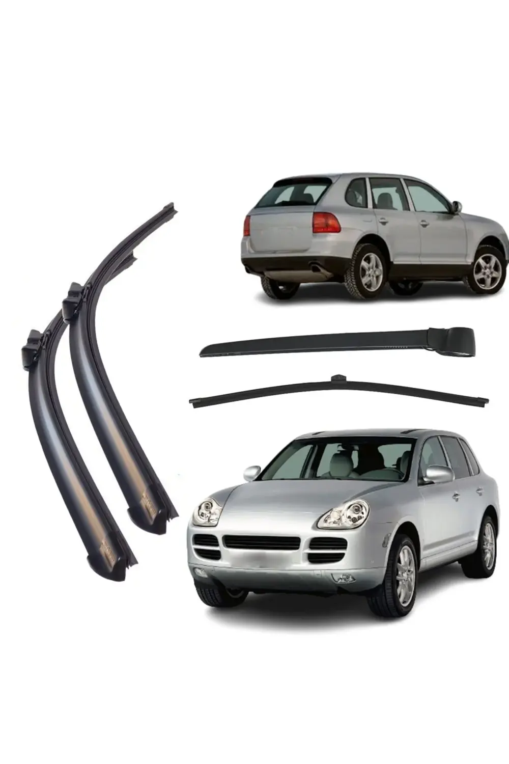 Porsche Cayenne Arka Ve Ön Silecek Seti 2002--2009