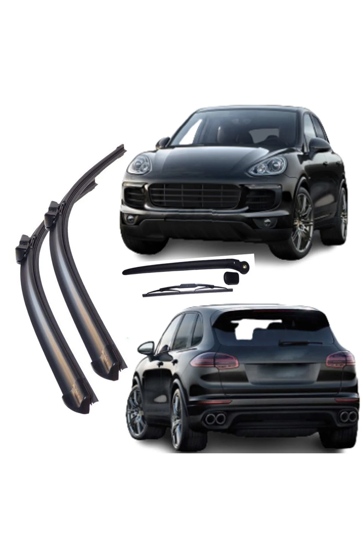 Porsche Cayenne Arka Ve Ön Silecek Seti 2010--2018