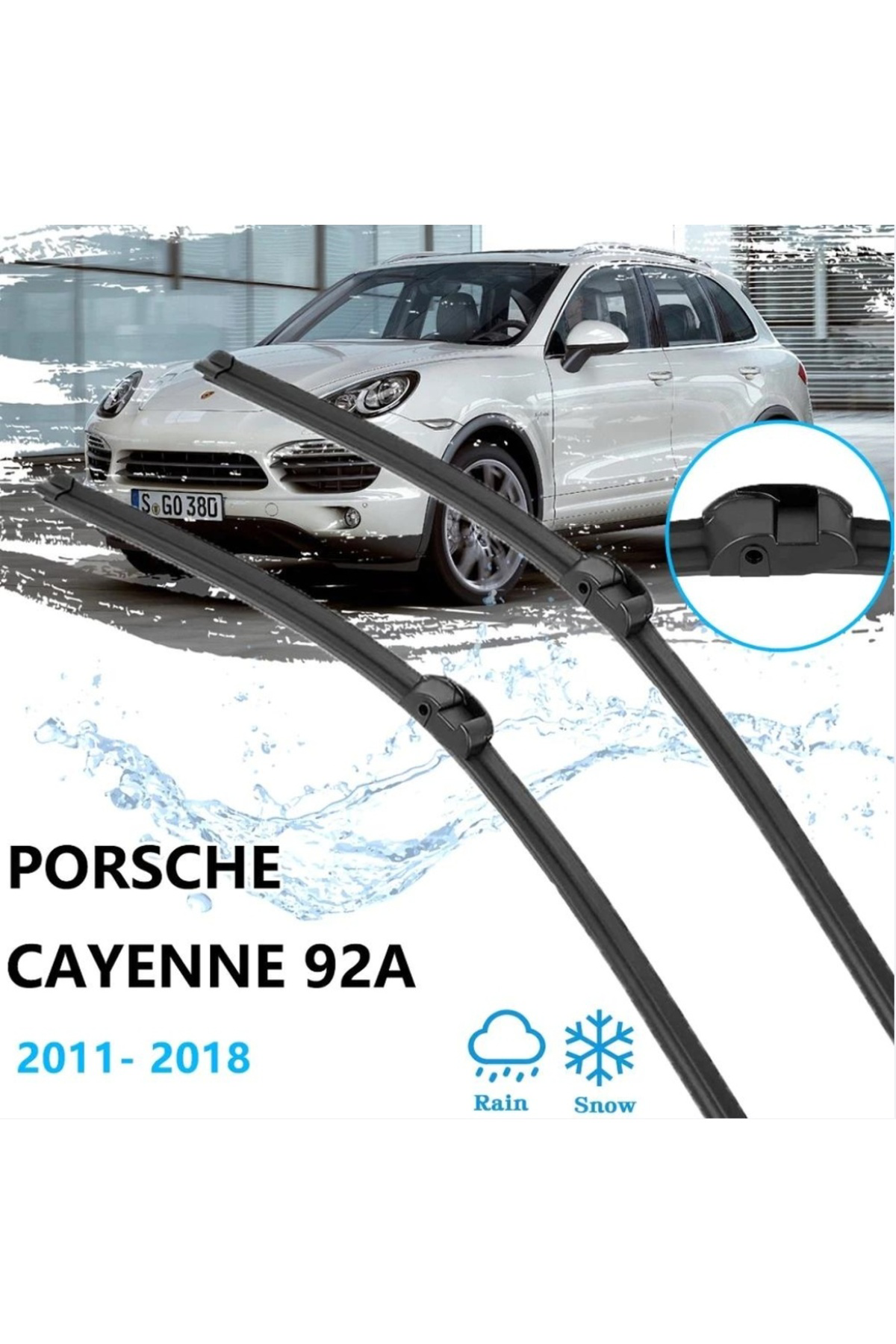 PORSCHE CAYENNE ÖN CAM MUZ SİLECEK TAKIMI 2011--2018