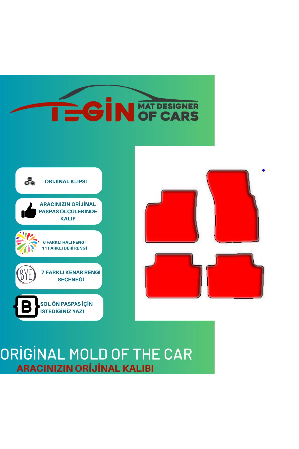 Porsche Cayenne Voupe 2018+ Prime Gri Halı Sarı Kenar Halı Paspas