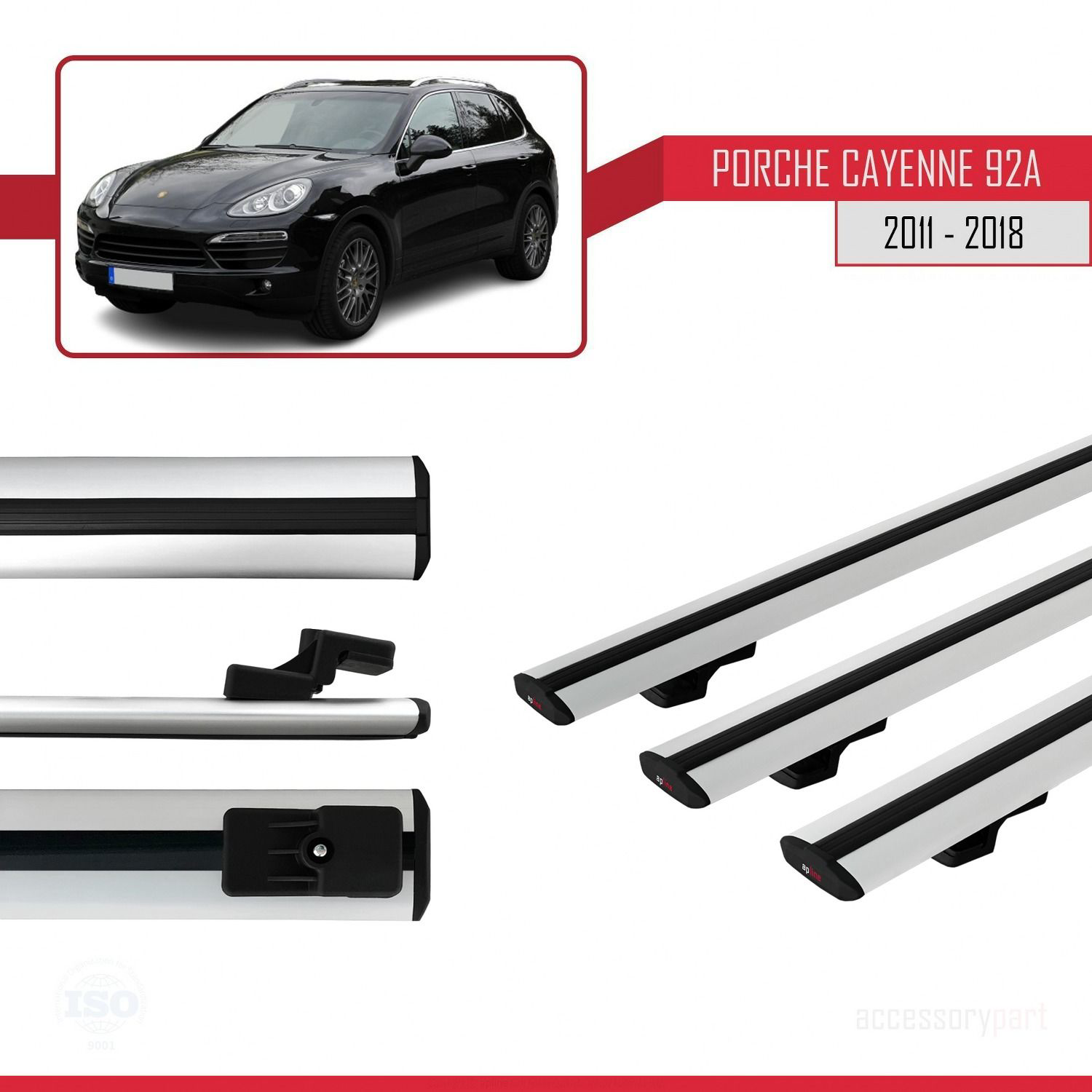 Porsche Cayenne 92A 2011-2018 Arası ile uyumlu Basic Model Ara At