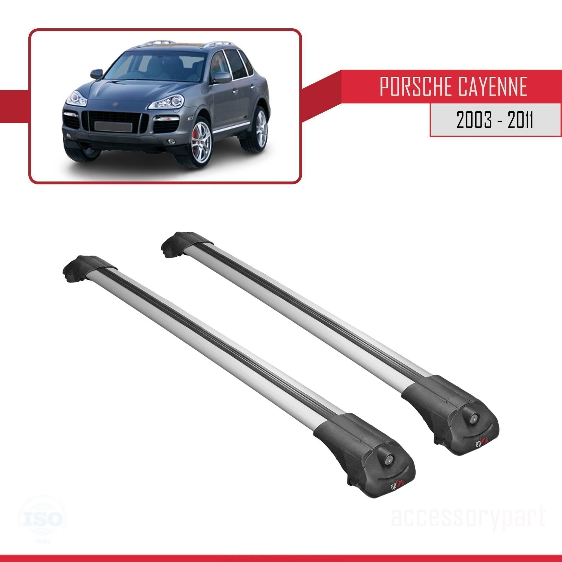 Porsche Cayenne 2003-2011 Arası ile uyumlu ACE-1 Ara Atkı Tavan B
