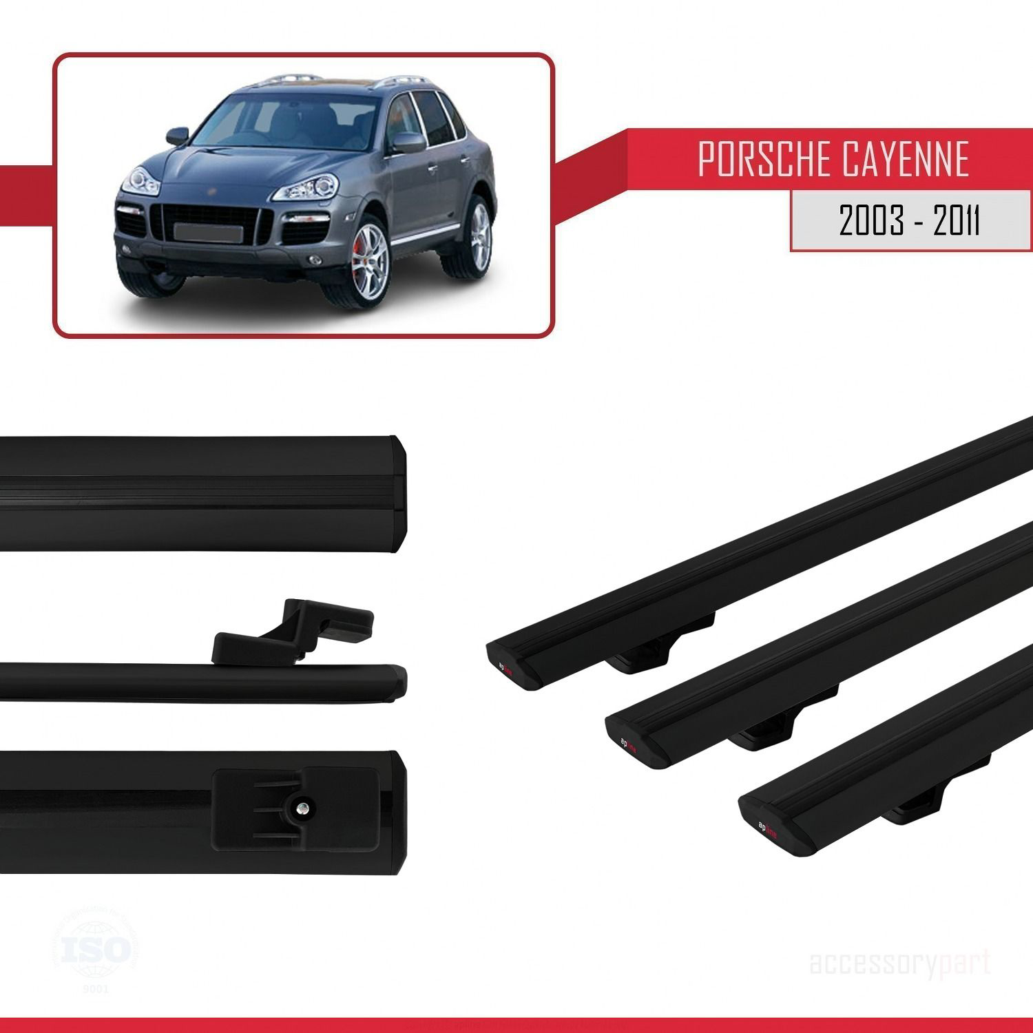 Porsche Cayenne 2003-2011 Arası ile uyumlu Basic Model Ara Atkı T