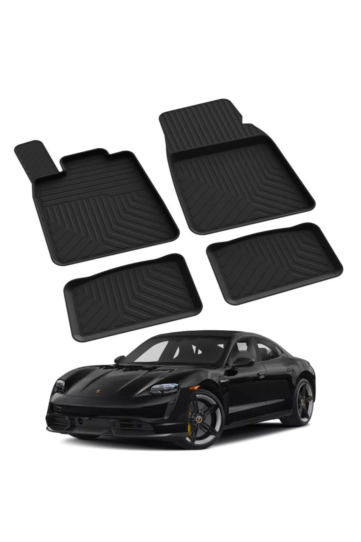 PORSCHE TAYCAN 2020-2024 Model Yılları İçin Uyumlu Yeo 4D Havuzlu Paspas Takımı Fiyatı, Yorumları ve Özellikleri