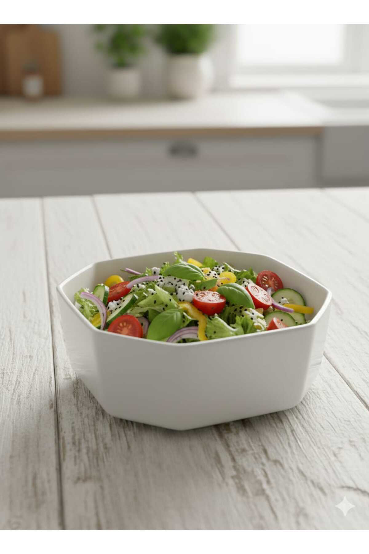 Porselen 14 cm Salata ve Servis Kasesi – Şık Tasarım