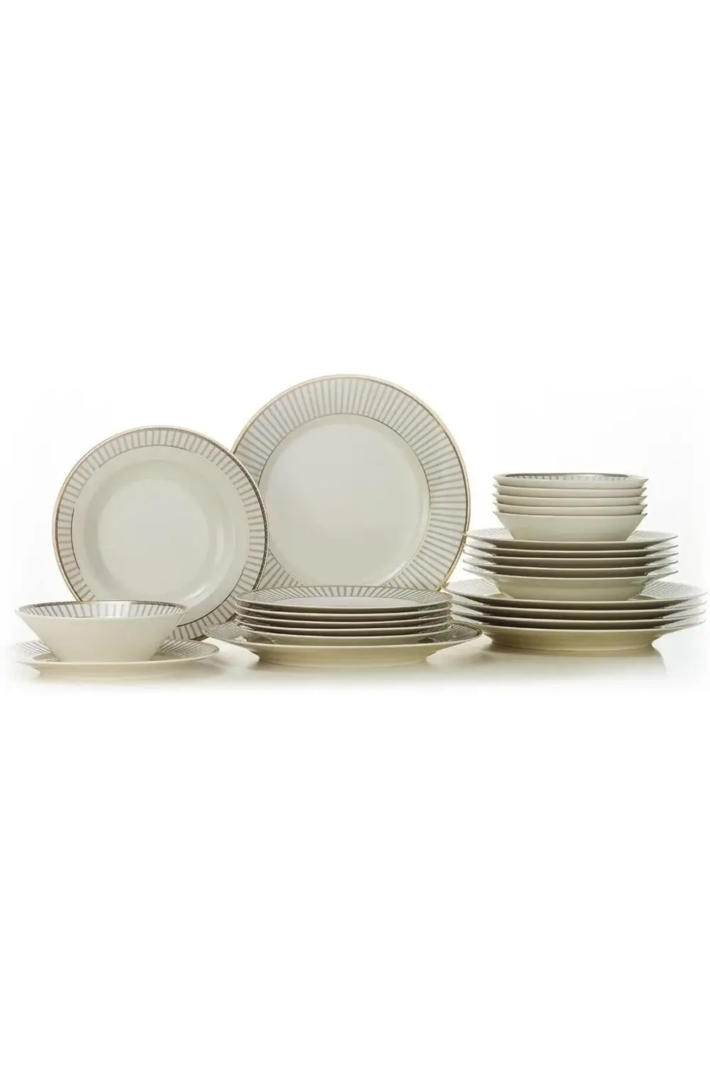 Porselen 24 Parça 6 Kişilik Yemek Takımı 395519