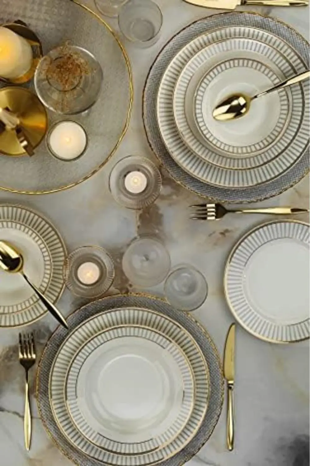 Porselen 24 Parça 6 Kişilik Yemek Takımı 395519