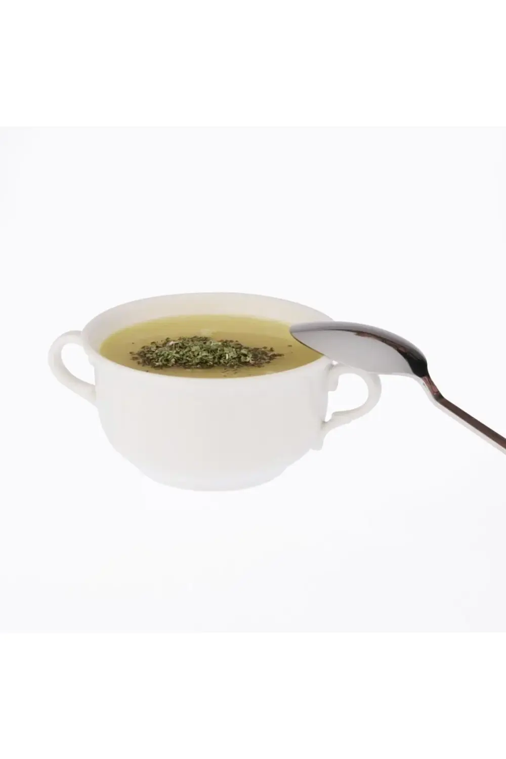 Porselen Çorba Kasesi Kulplu Çorbalık Hazır Çorba Tabağı 2 Adet 1