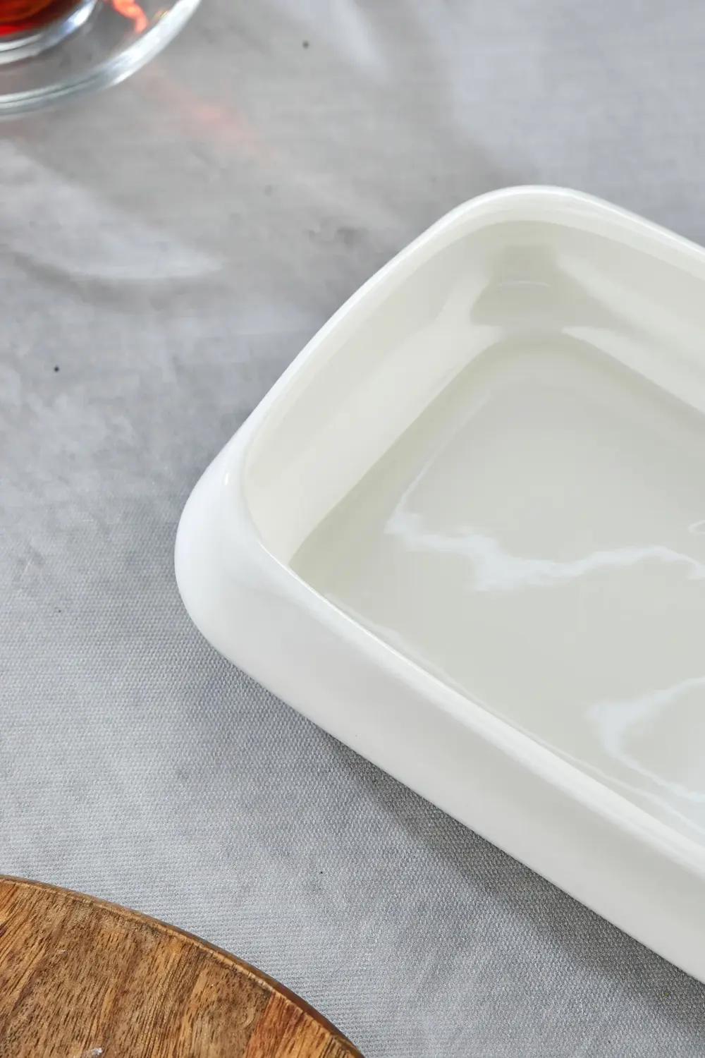 Porselen Dikdörtgen Meze ve Servis Tabağı 16x12x4 cm – Şık Sunum