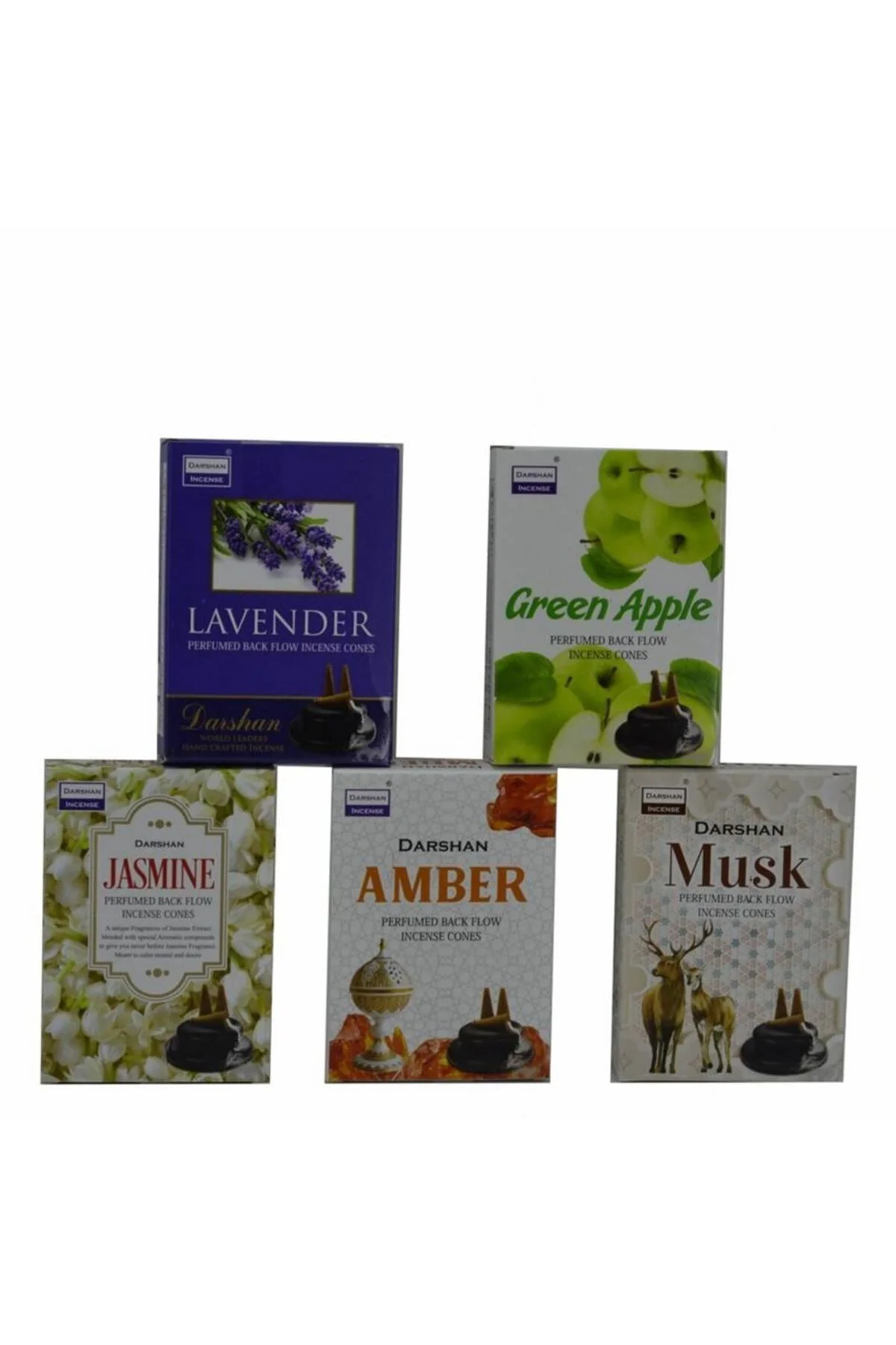 Porselen Geri Akış Tütsü Brülörü +5 Aromatik Tütsü CA2 Yeşil
