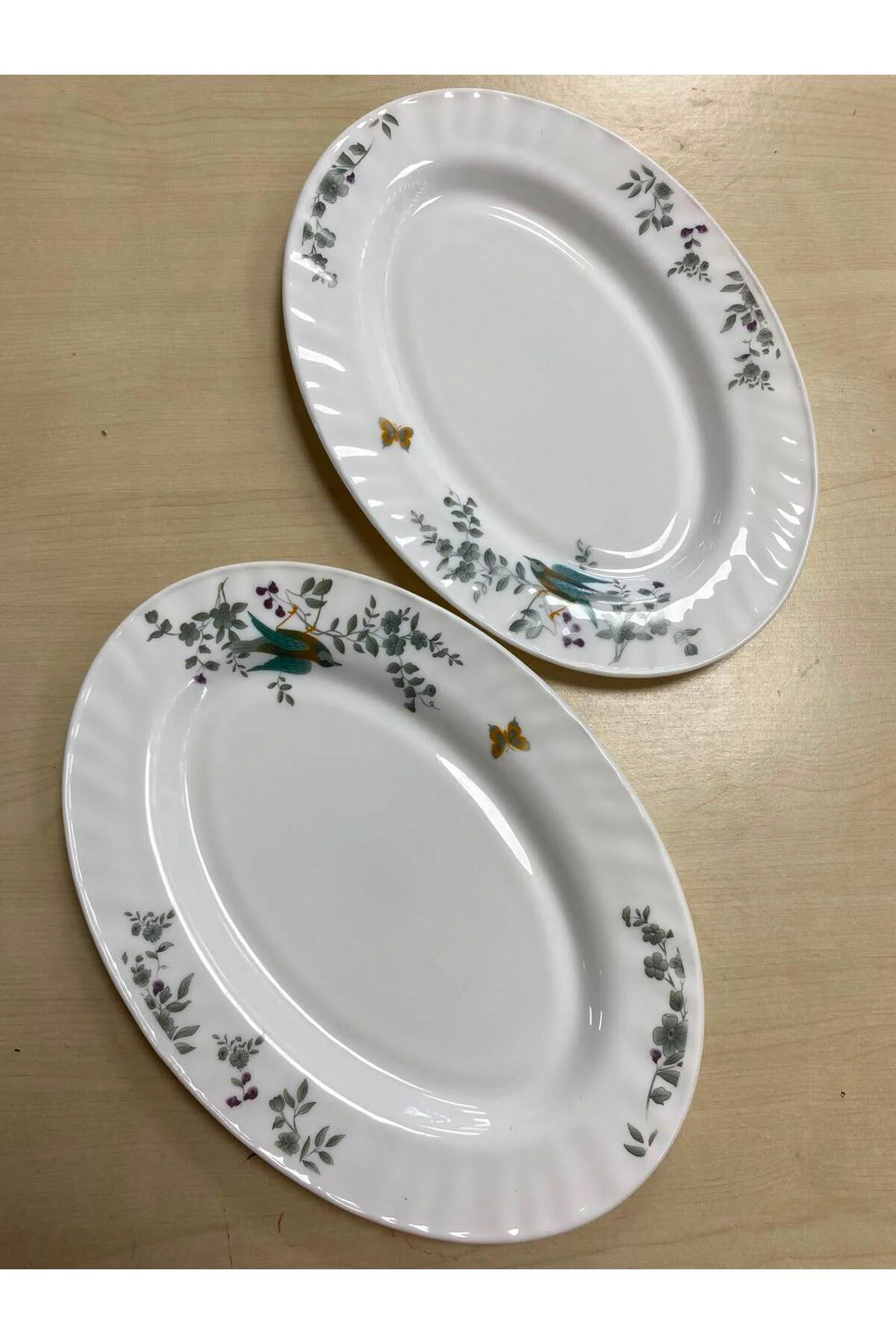 Porselen Kayık Tabak 2 Li 30x21cm Porselen Kayık Tabak 2 Li 30x21cm