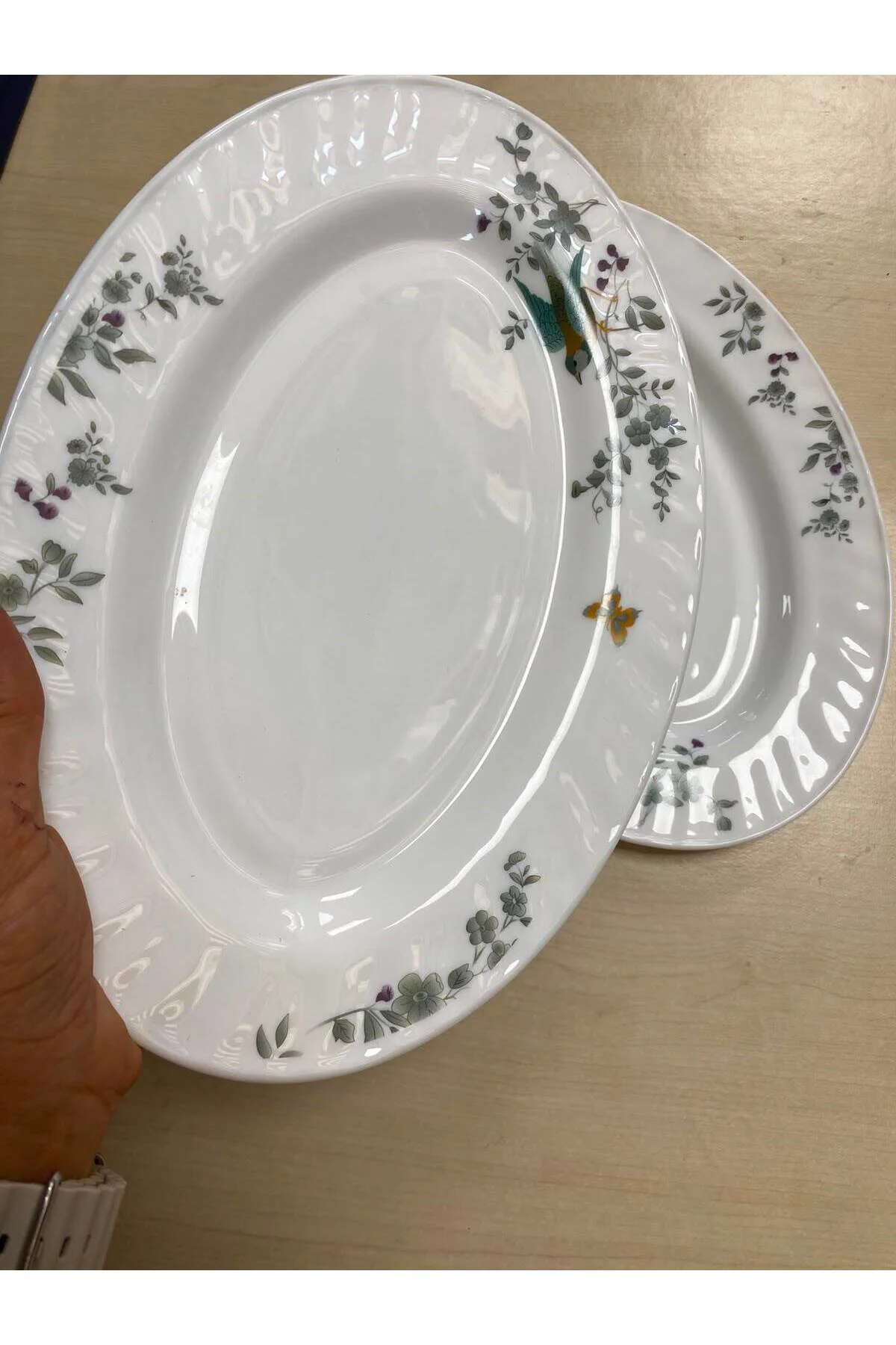 Porselen Kayık Tabak 2 Li 30x21cm Porselen Kayık Tabak 2 Li 30x21cm