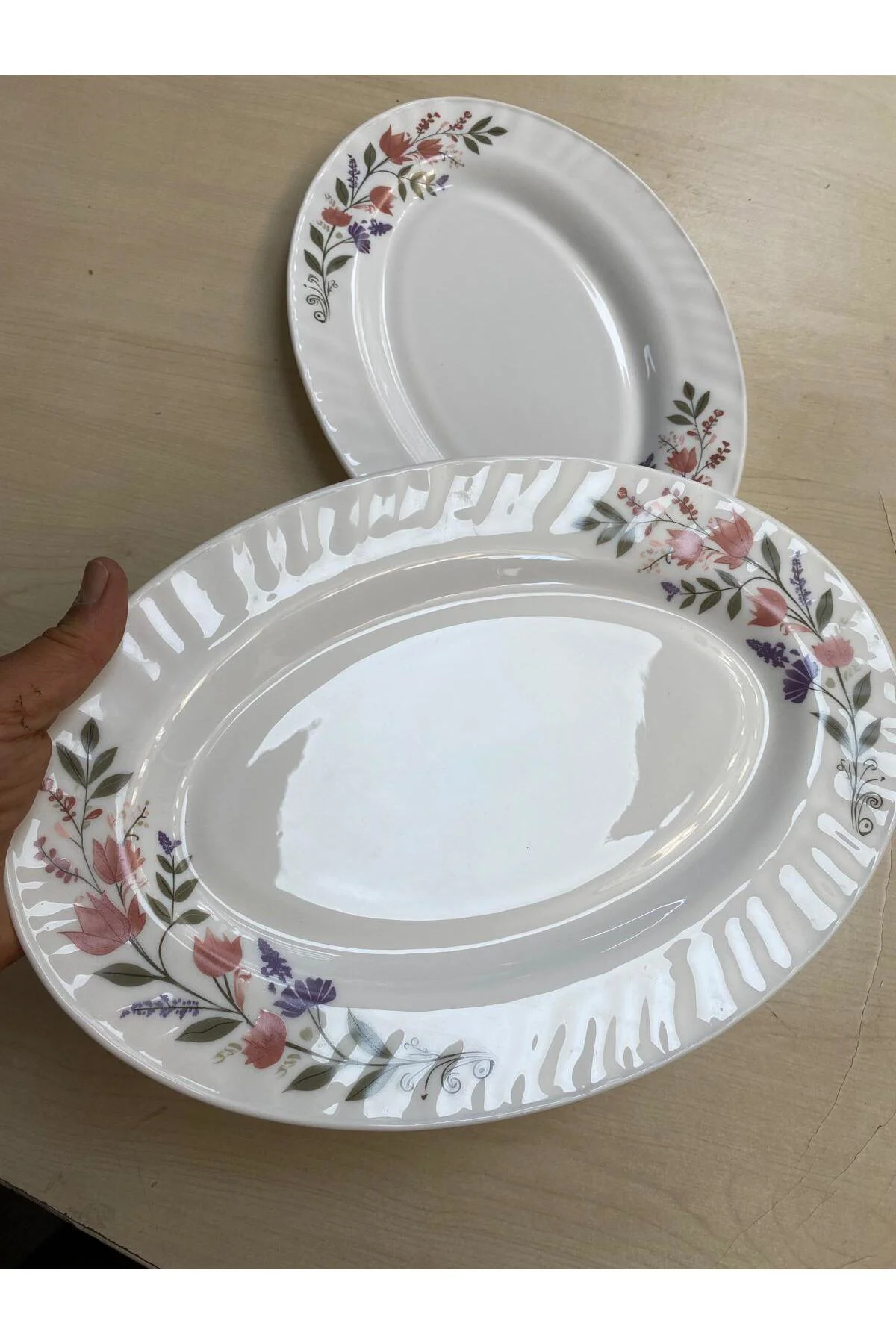 Porselen Kayık Tabak 2 Li 30x21cm Fiyatı, Yorumları ve Özellikleri