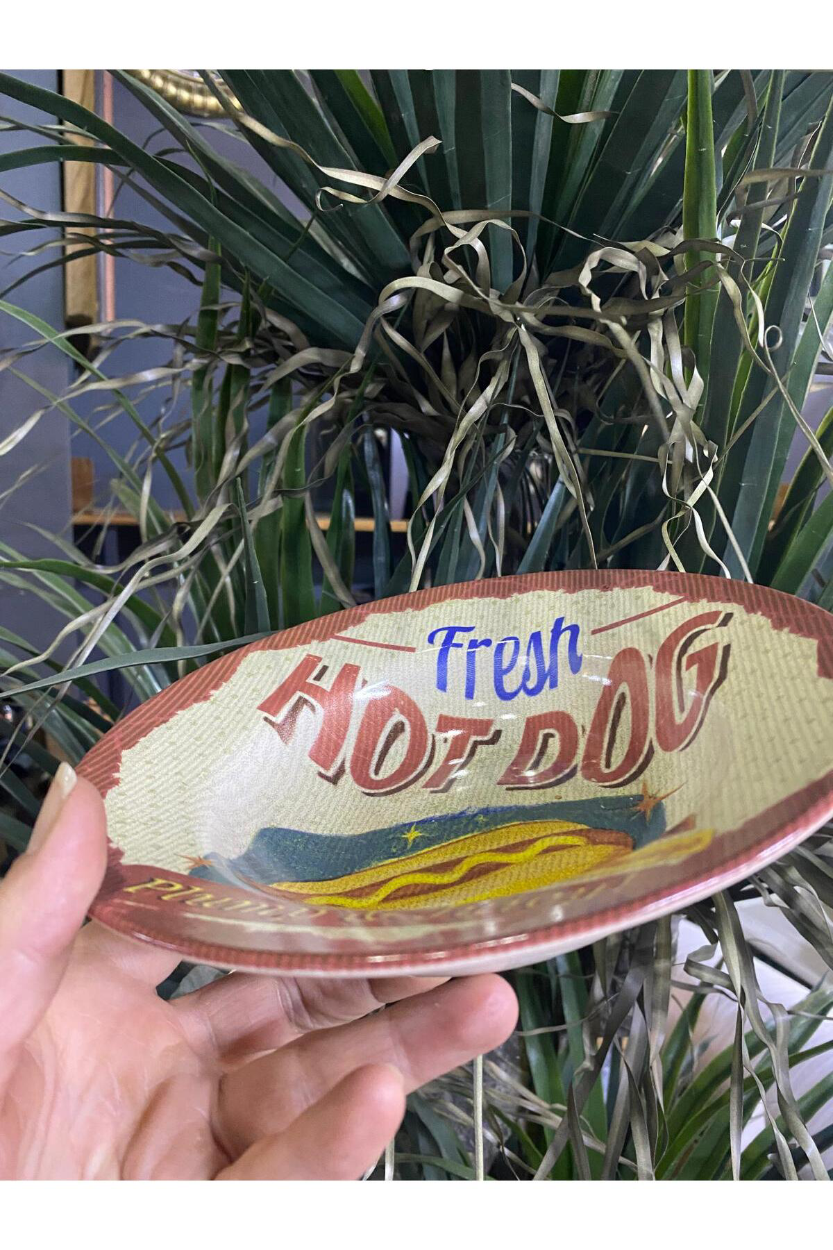 Elif Aksesuar Porselen Makarna Tabağı Tekli