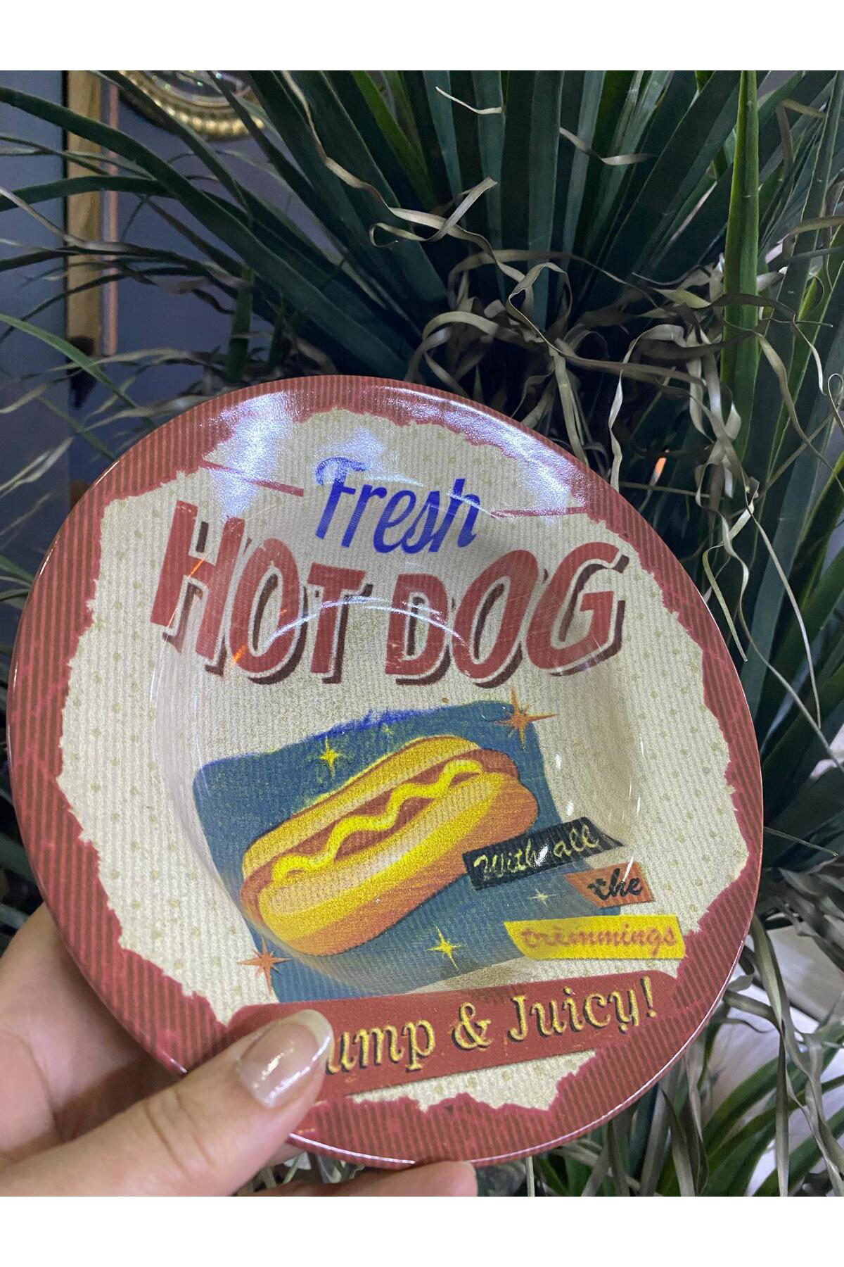 Elif Aksesuar Porselen Makarna Tabağı Tekli