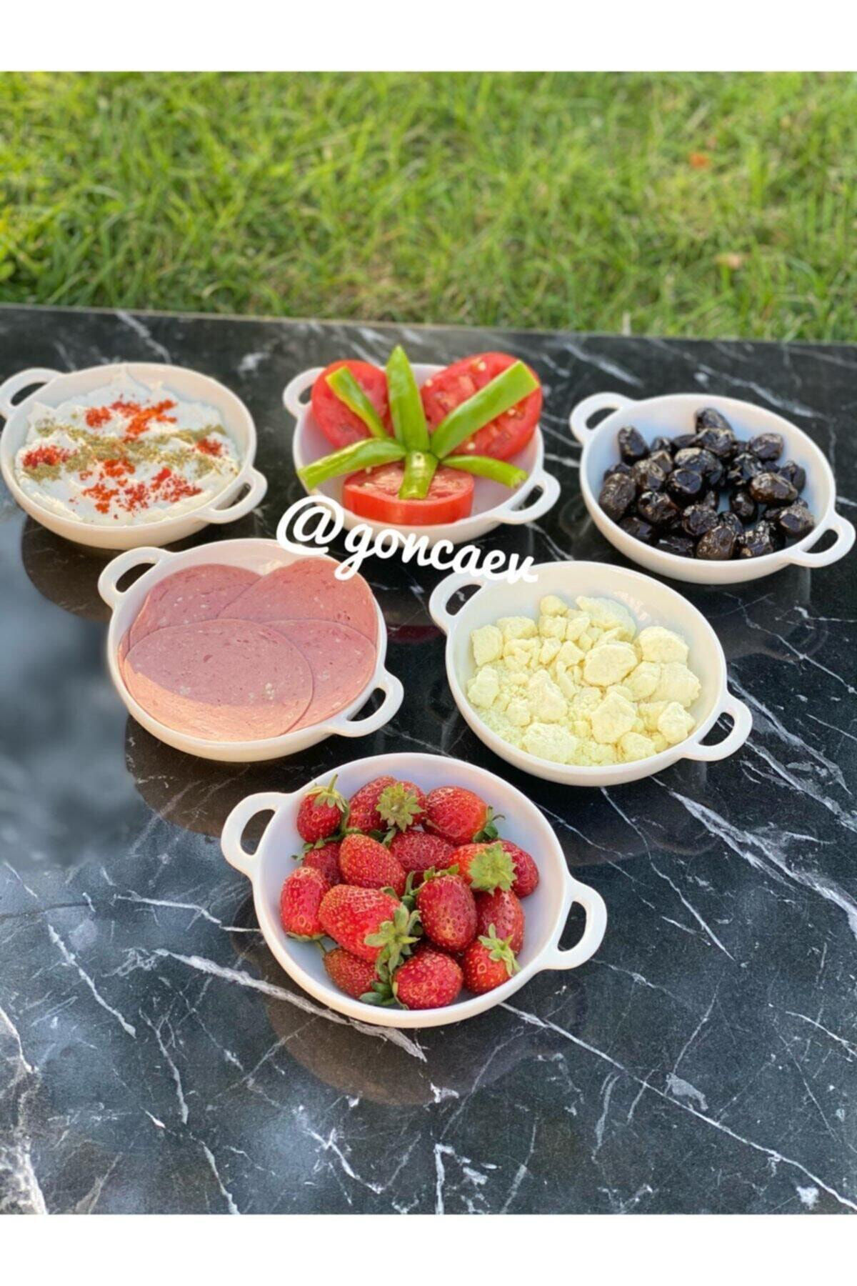 Porselen Meze Tabağı 6lı