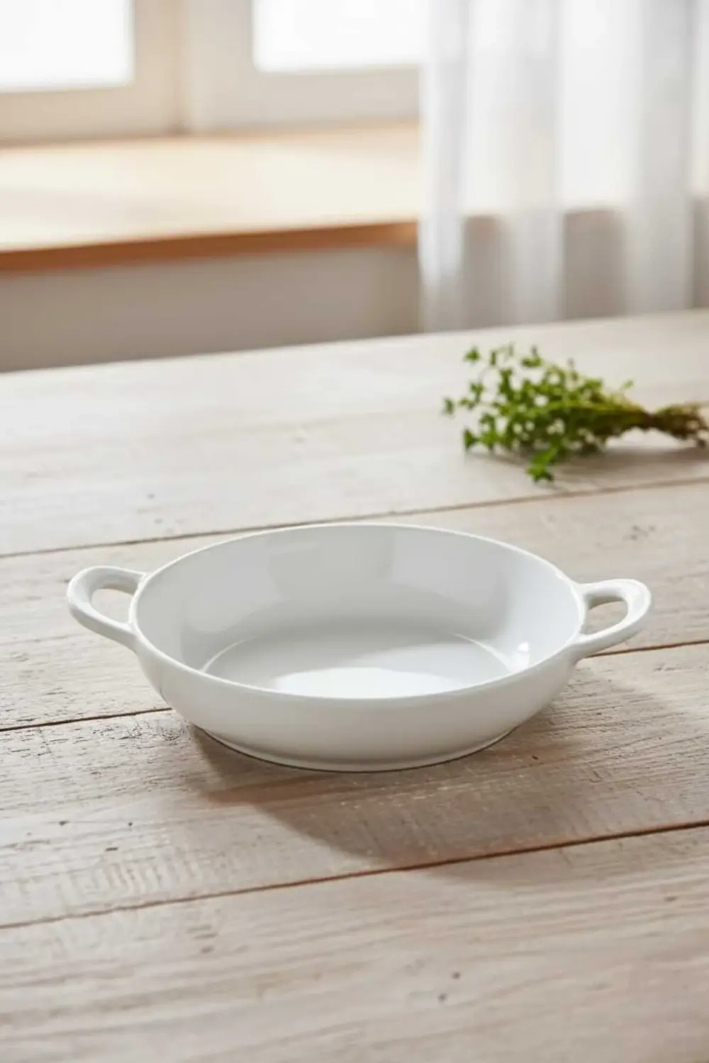 Porselen Oval Kulplu Meze ve Servis Kasesi 19x15x4,5 cm – Şık Sun