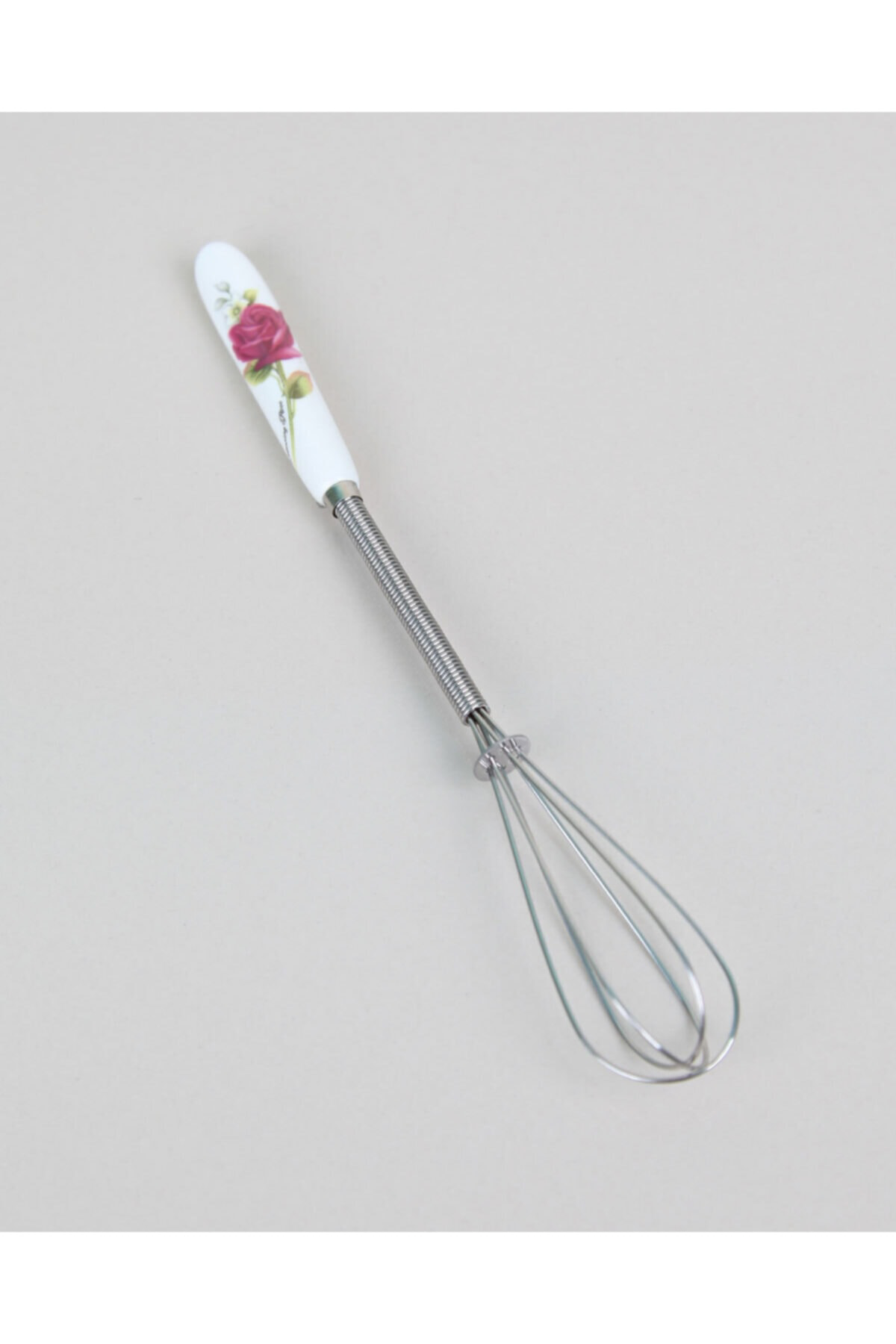 Porselen Saplı Paslanmaz Çelik Küçük Boy Mini Boy Çırpıcı 19cm