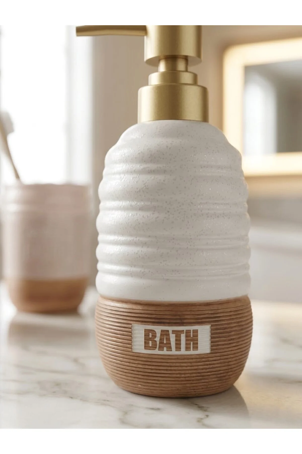 Porselen Sıvı Sabunluk - Lüks Banyo ve Mutfak Sabunluk - 350 ml Porselen Sıvı Sabunluk - Lüks Banyo ve Mutfak Sabunluk - 350 ml